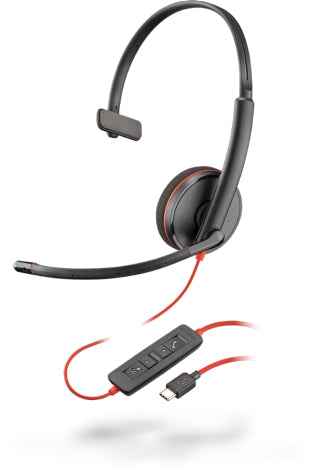 Poly Blackwire C3210 – Mono Headset – USB‑C