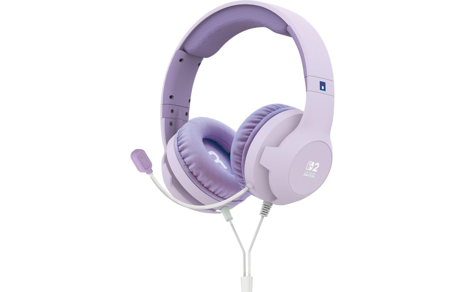 Hori Cozy Lavender Gaming-Headset – On-Ear, Stereo, Verkabelt, 3,5 mm Klinke, für Nintendo Switch (2017), Violett