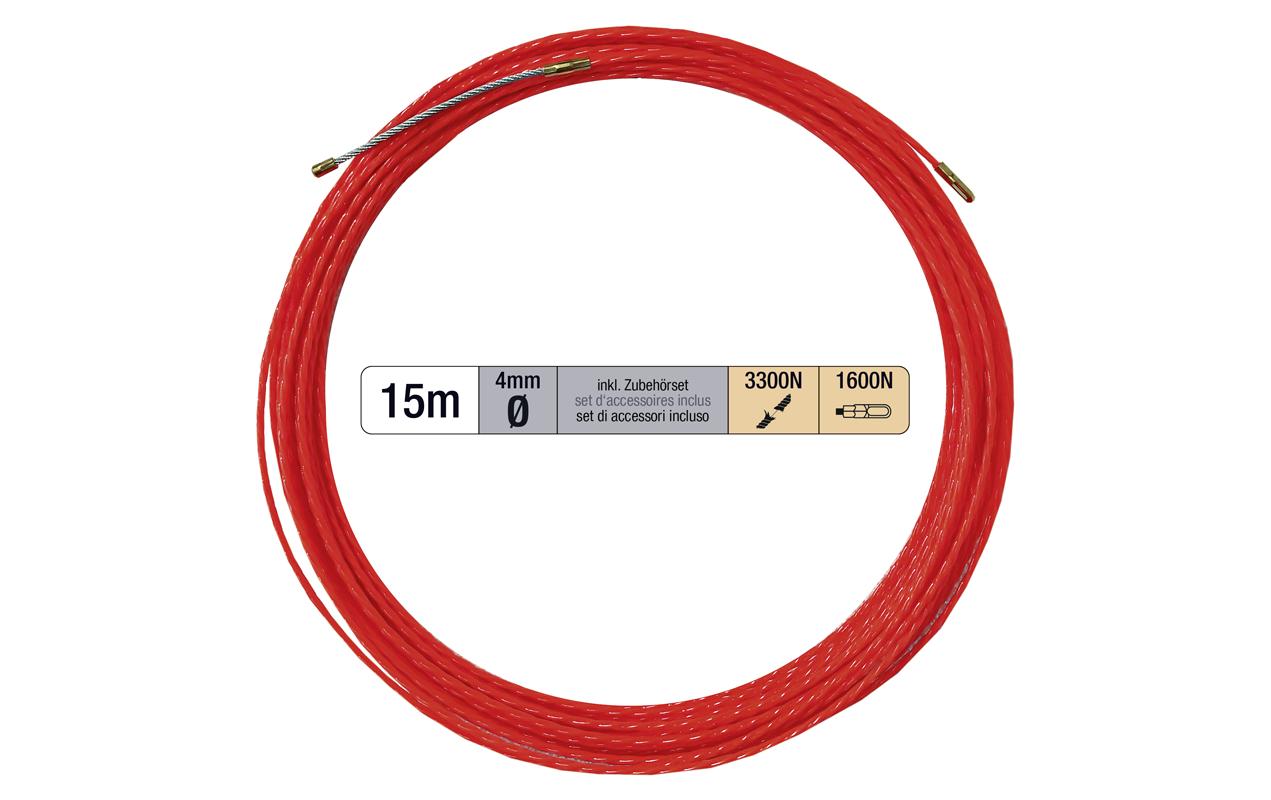 Steffen Einzugshilfe – 4 mm × 15 m, PET