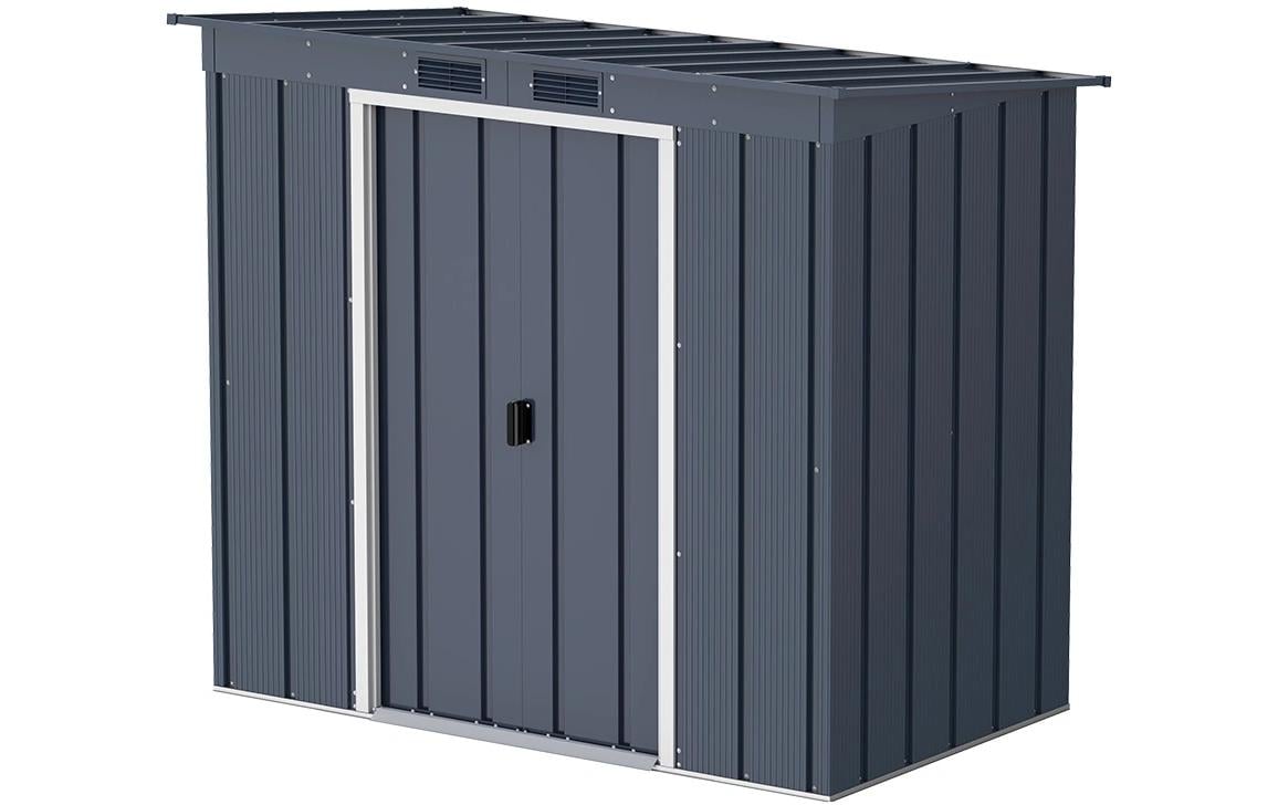 Duramax Eco-Shed Pultdach 6 x 4 – Metall – 1236 × 1760 × 2031 mm