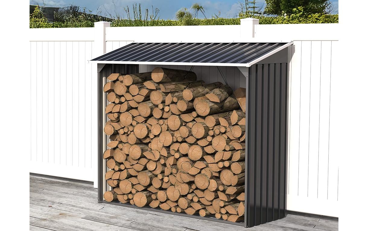 Duramax Woodstorage Metal Aufbewahrungsbox – Metall, B 735 × H 1604 × T 1823 mm