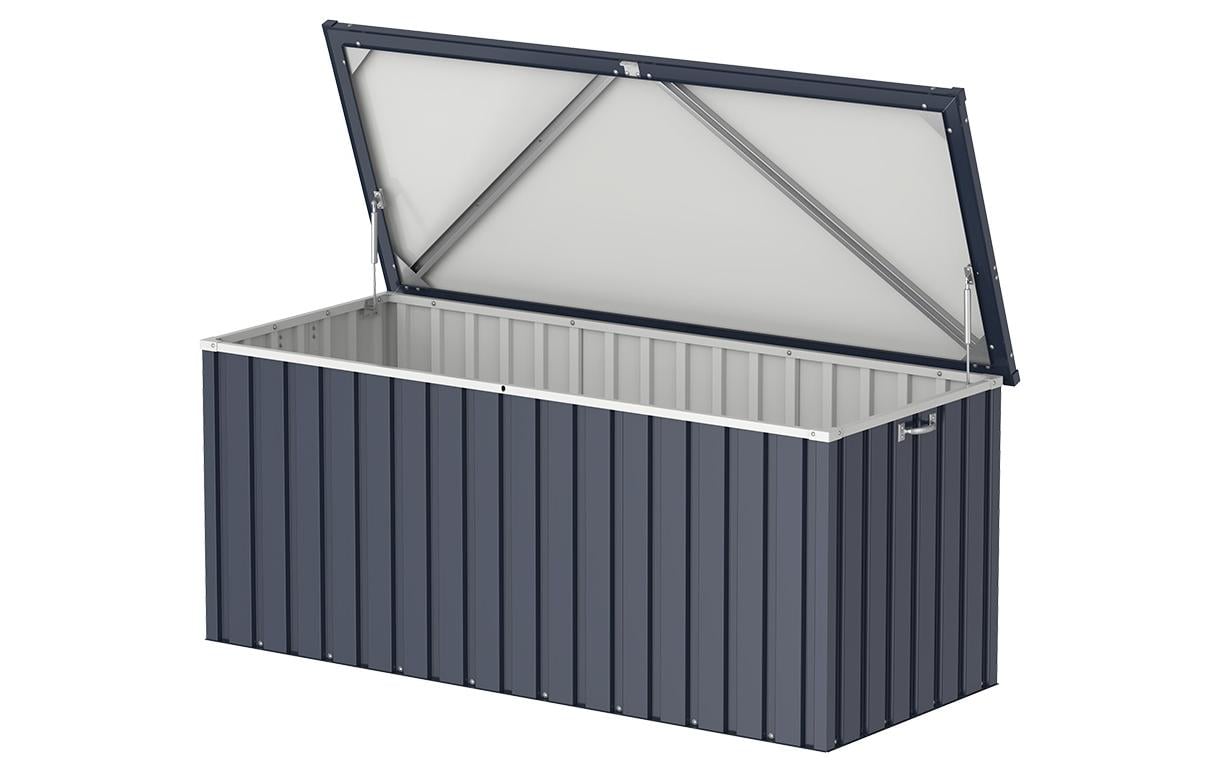 Duramax Metal Cushion Box 1.7 Aufbewahrungsbox 770 l – Metall – Anthrazit – 713 × 727 × 1713 mm