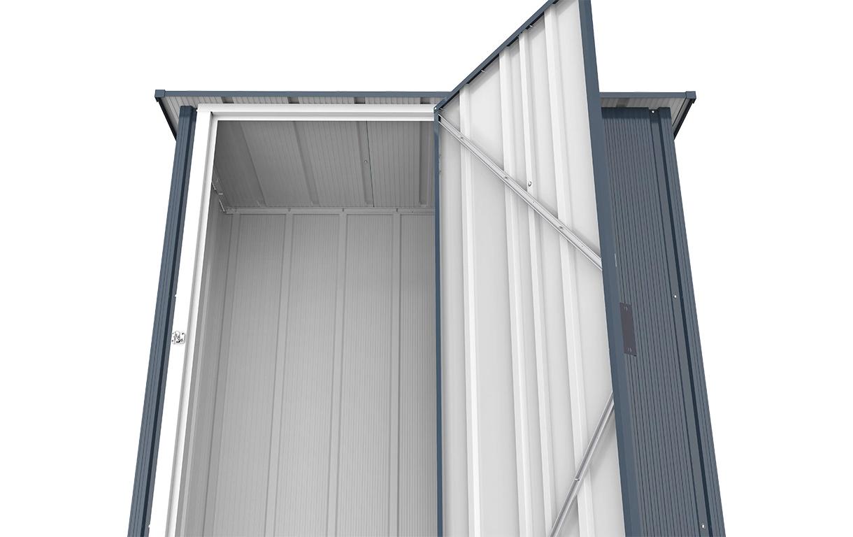 Duramax Easy-Store Shed 5 x 2 Aufbewahrungsbox – Metall, B 812 × H 1900 × T 1628 mm