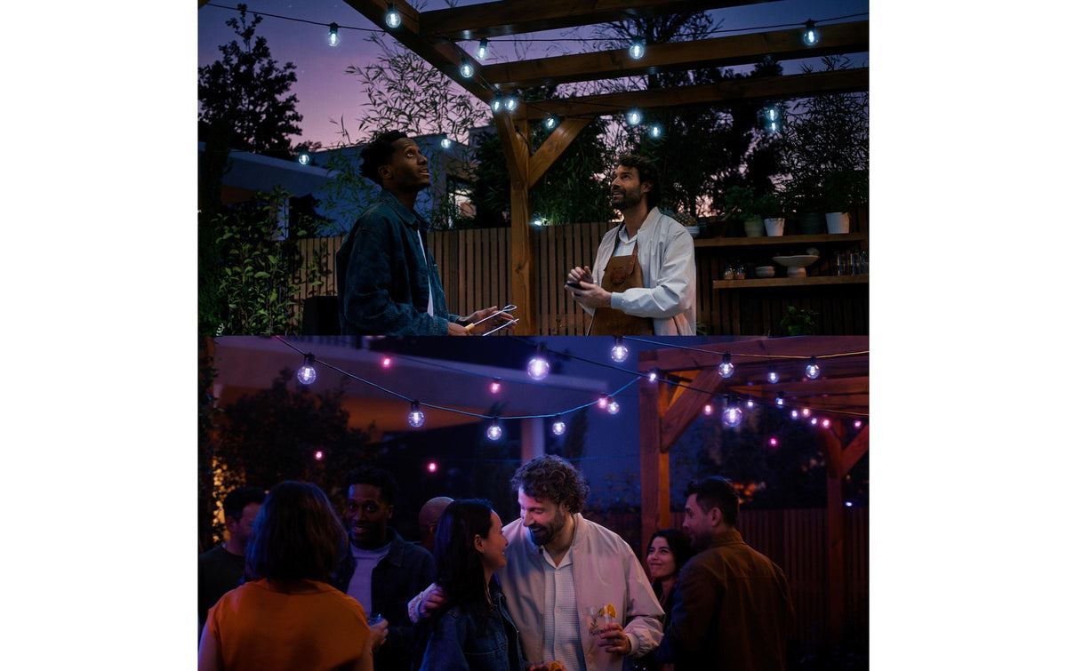 Philips Hue Lichterkette – Netzbetrieb, Bluetooth, Zigbee – für Philips Hue – Starterset, Timer – Schwarz