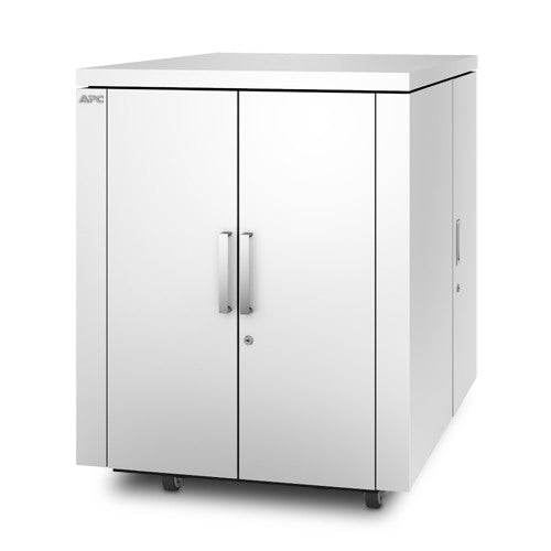 APC NetShelter CX – 19" Netzwerkschrank 18U, mit Rollen, 1000 × 1300 × 1280 mm, weiss