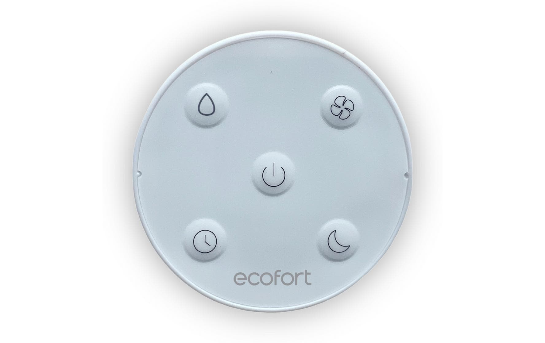 Ecofort ecoQ HumidAir E300+ Luftbefeuchter – Verdunster, 280 ml/h, 4 l Tank, bis 40 m², Hygrostat