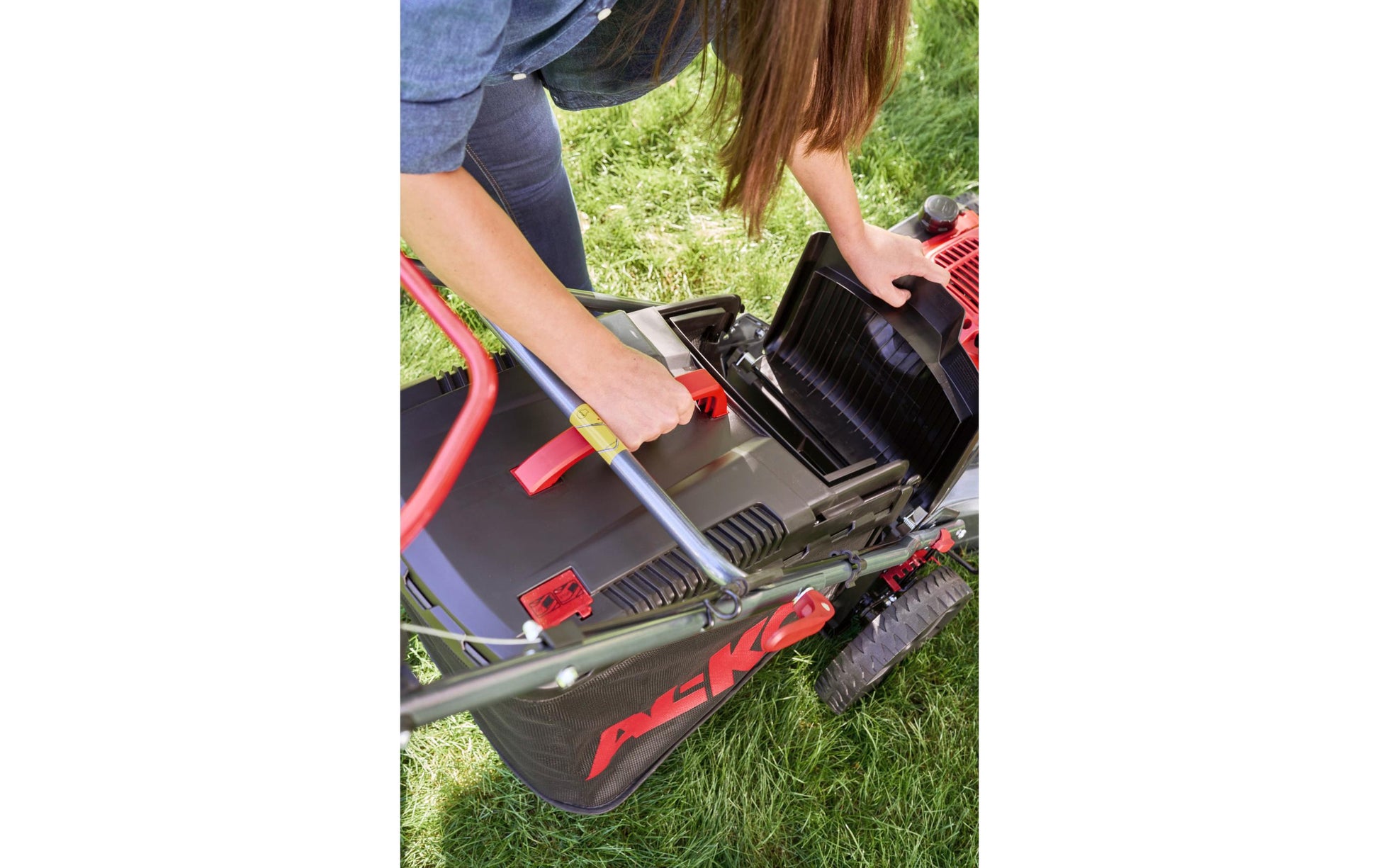 AL-KO Sichelmäher EASY 4.66 SP-D – Benzin, Schnittbreite 46 cm, mit Radantrieb