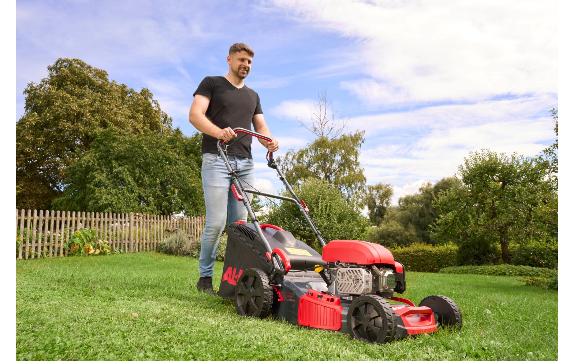 AL-KO Sichelmäher EASY 4.66 SP-D – Benzin, Schnittbreite 46 cm, mit Radantrieb
