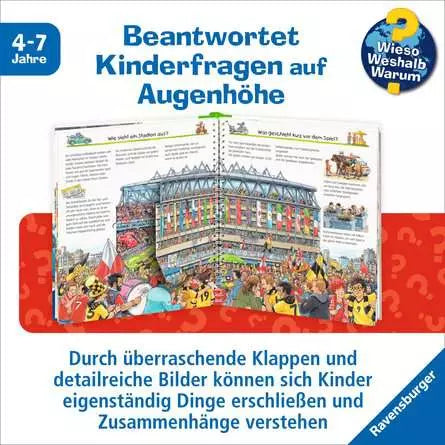 Ravensburger Buch – Wieso? Weshalb? Warum? – Rund um den Fussball (Band 35), Hardcover, 16 Seiten