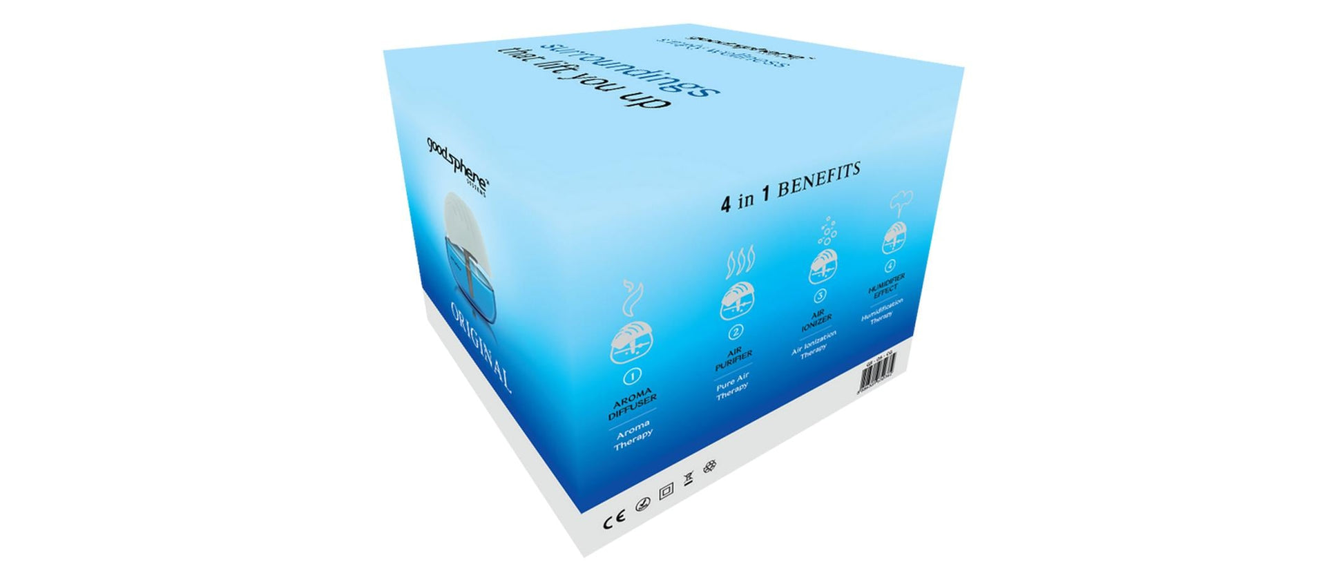 Goodsphere Aromadiffusor Original Grau – Tank 2 l