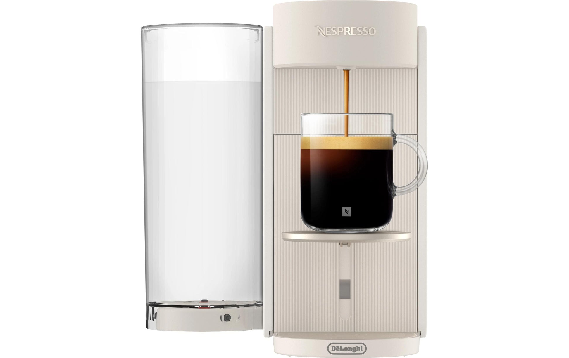 De’Longhi De'Longhi Vertuo Pop ENV200.W Kapselmaschine – für Nespresso Vertuo, 1,4 l, weiss, 12 × 25,7 × 49,4 cm