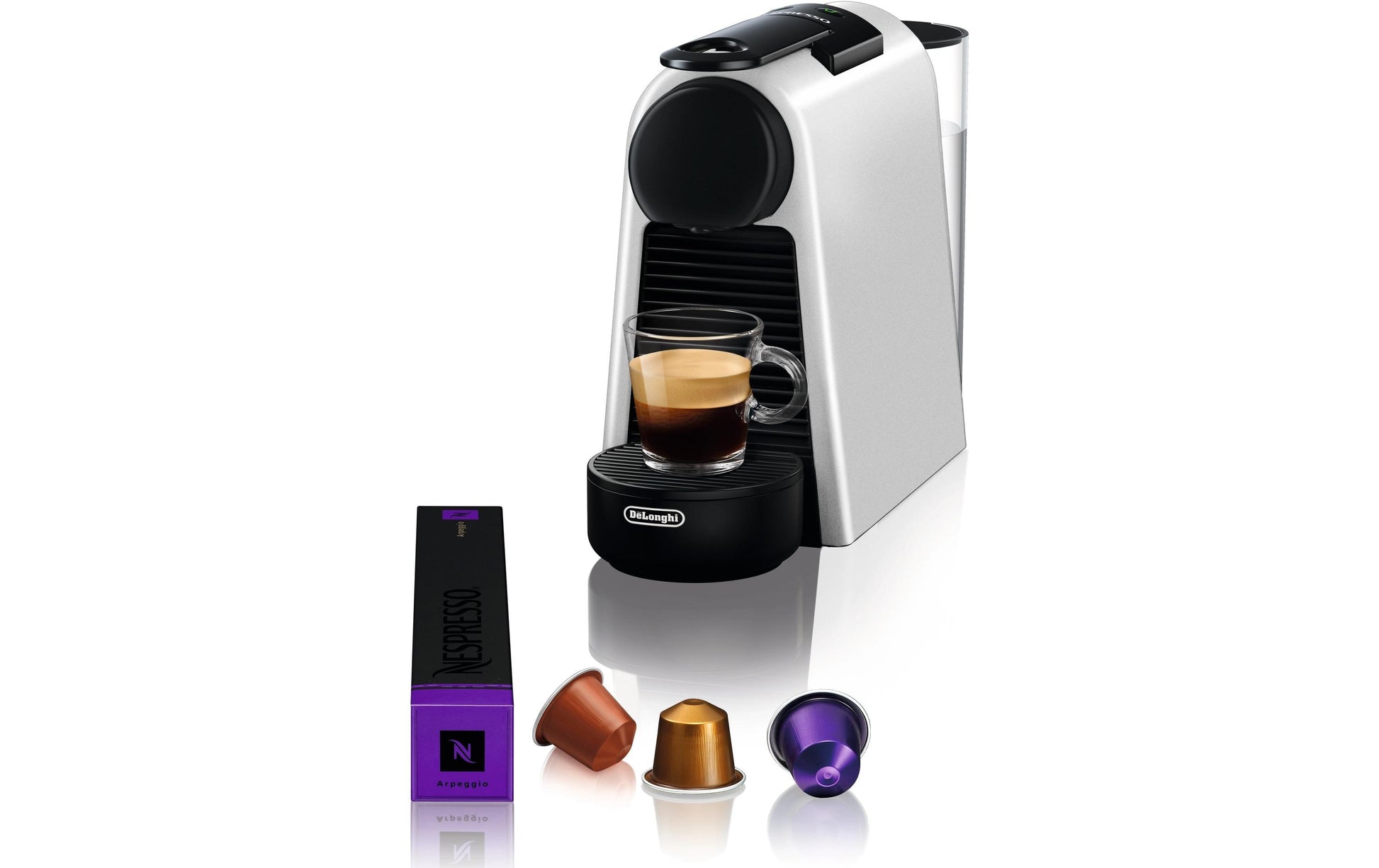 De’Longhi De'Longhi Mini Silver EN85.S Kapselmaschine – für Dolce Gusto, 0,6 l, silber