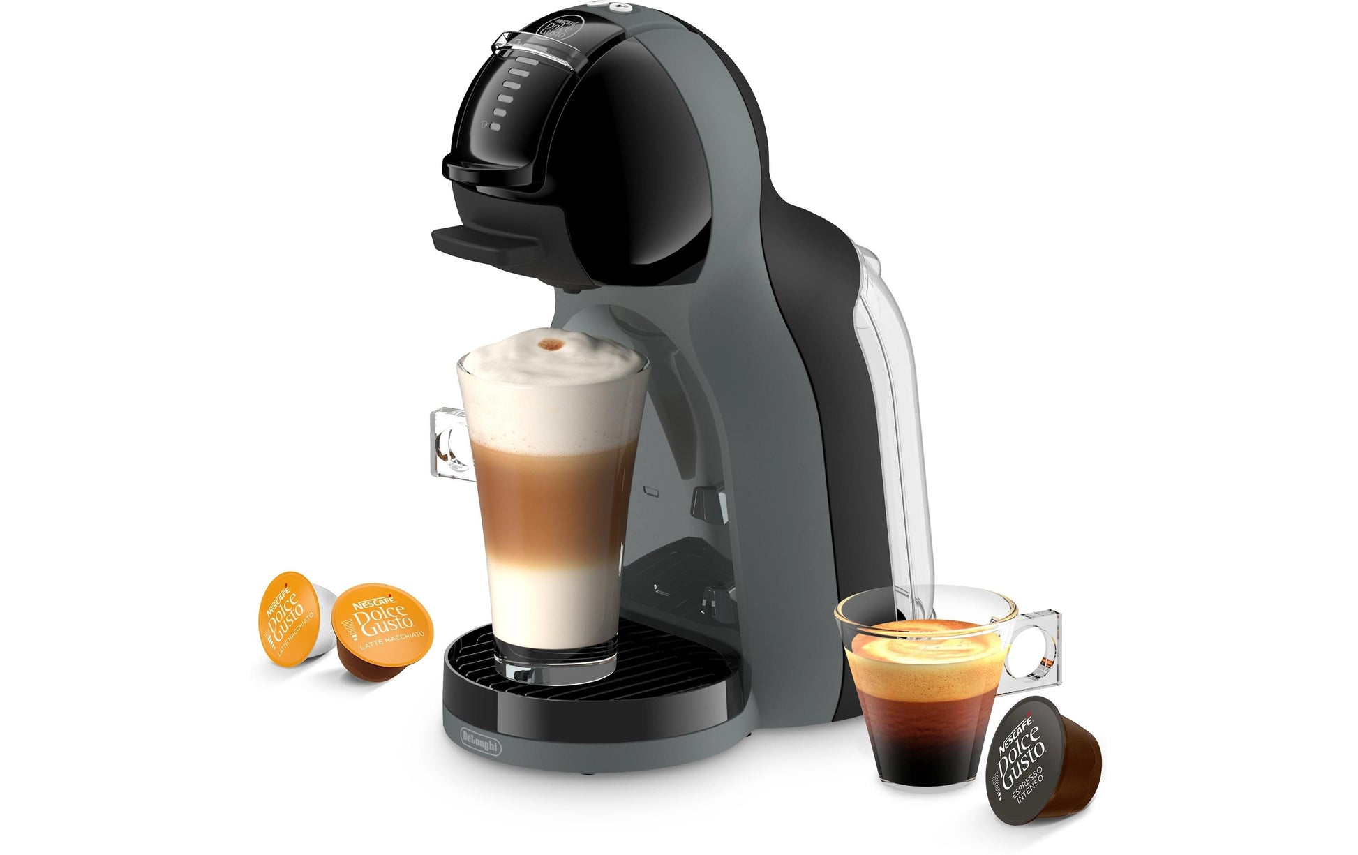 De’Longhi De'Longhi Dolce Gusto MiniMe EDG335.B Kapselmaschine – für Dolce Gusto, 0,8 l, grau, 16 × 30,5 × 24 cm