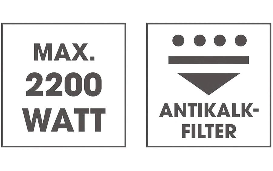 Gourmetmaxx Wasserkocher – 1,7 l, Kunststoff, 2200 W, Schwarz