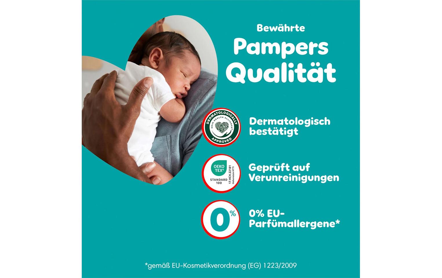 Pampers Windelhose – Grösse 4, 9–15 kg, 27 Stück – weiss