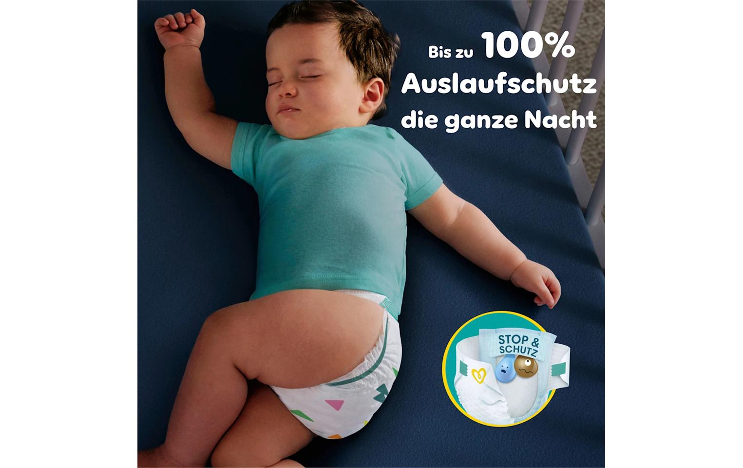 Pampers Baby Dry Windeln – Grösse 3 (6–10 kg) – 150 Stück – weiss