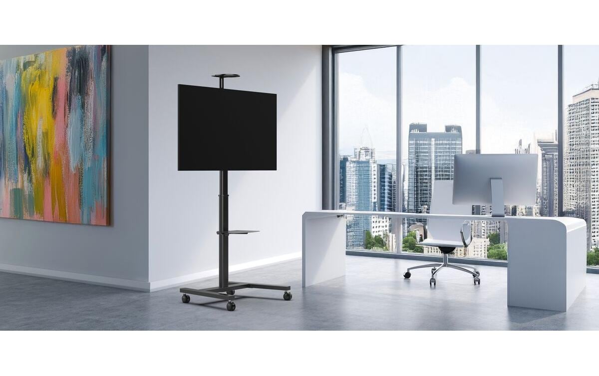 Vogel's TV-Wagen – 32–70" – VESA 100×100–600×400 – bis 50 kg, Höhenverstellbar, mit Rollen – ESSENTIAL T1031B