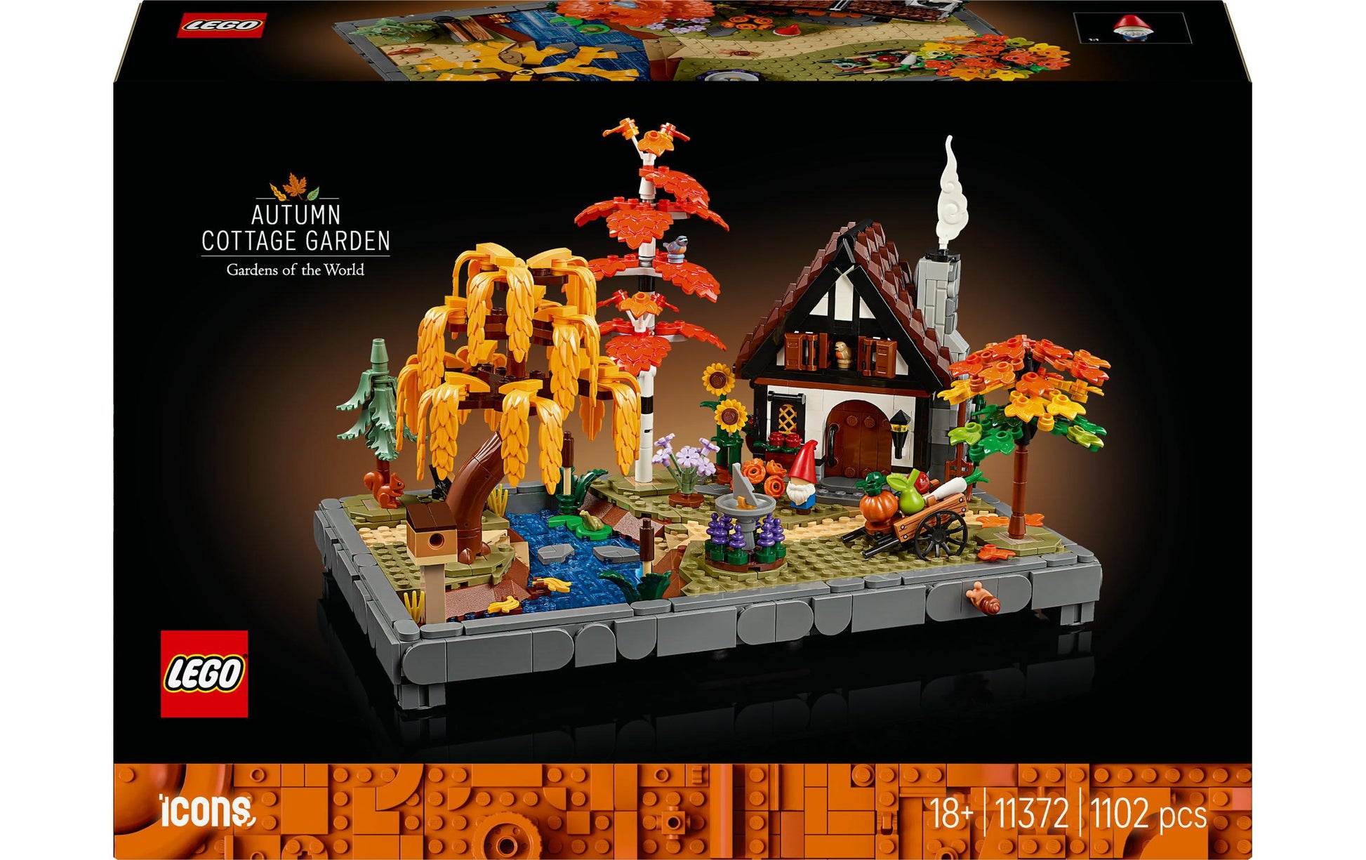 LEGO Icons 11372 Bausatz – 1102 Teile – 26,2×9,4×38,2 cm – ab 18 Jahren