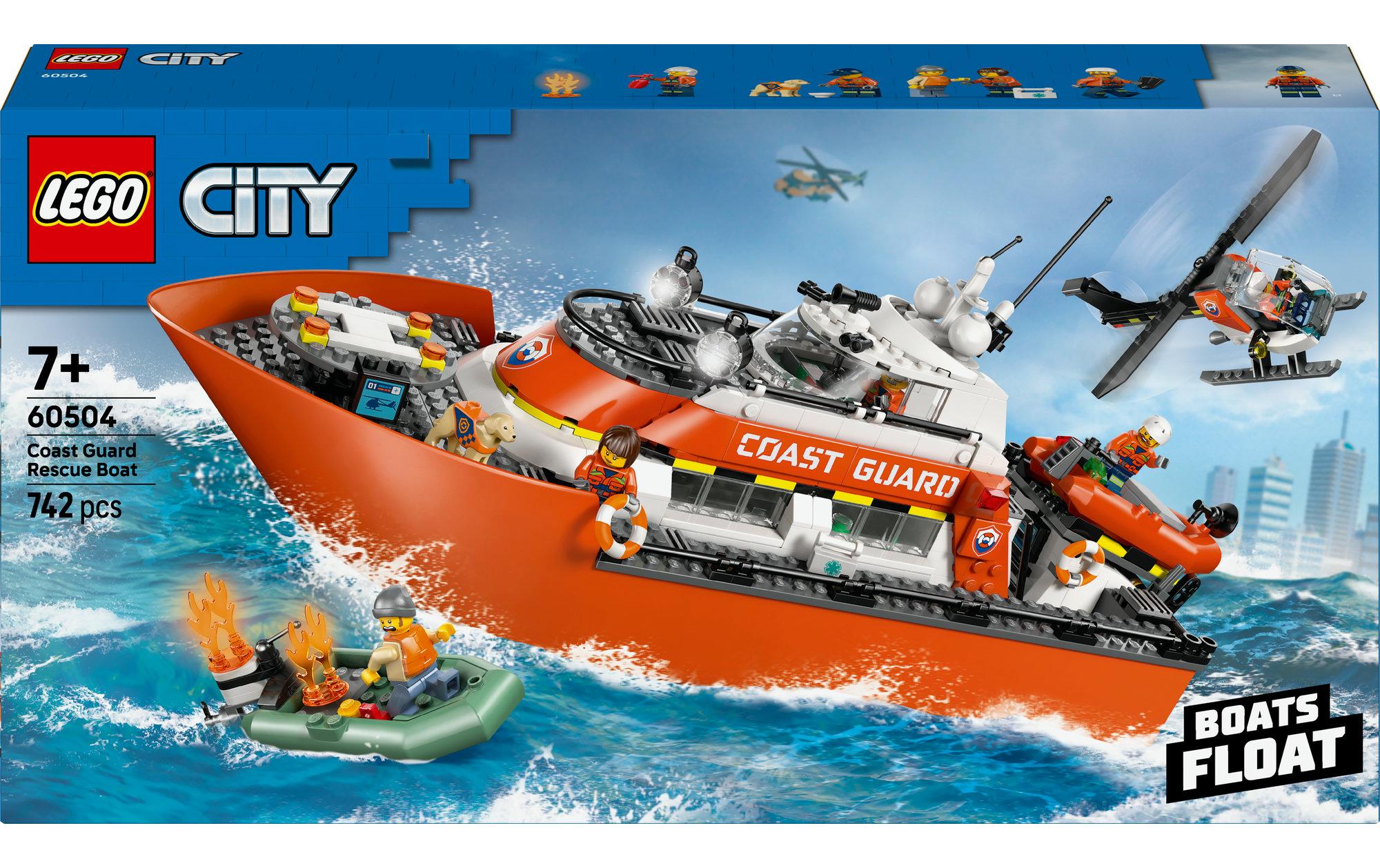 LEGO Bauset City Küstenwache Rettungsboot – 742-teilig – 28,2×9,1×54 cm – ab 7 Jahren