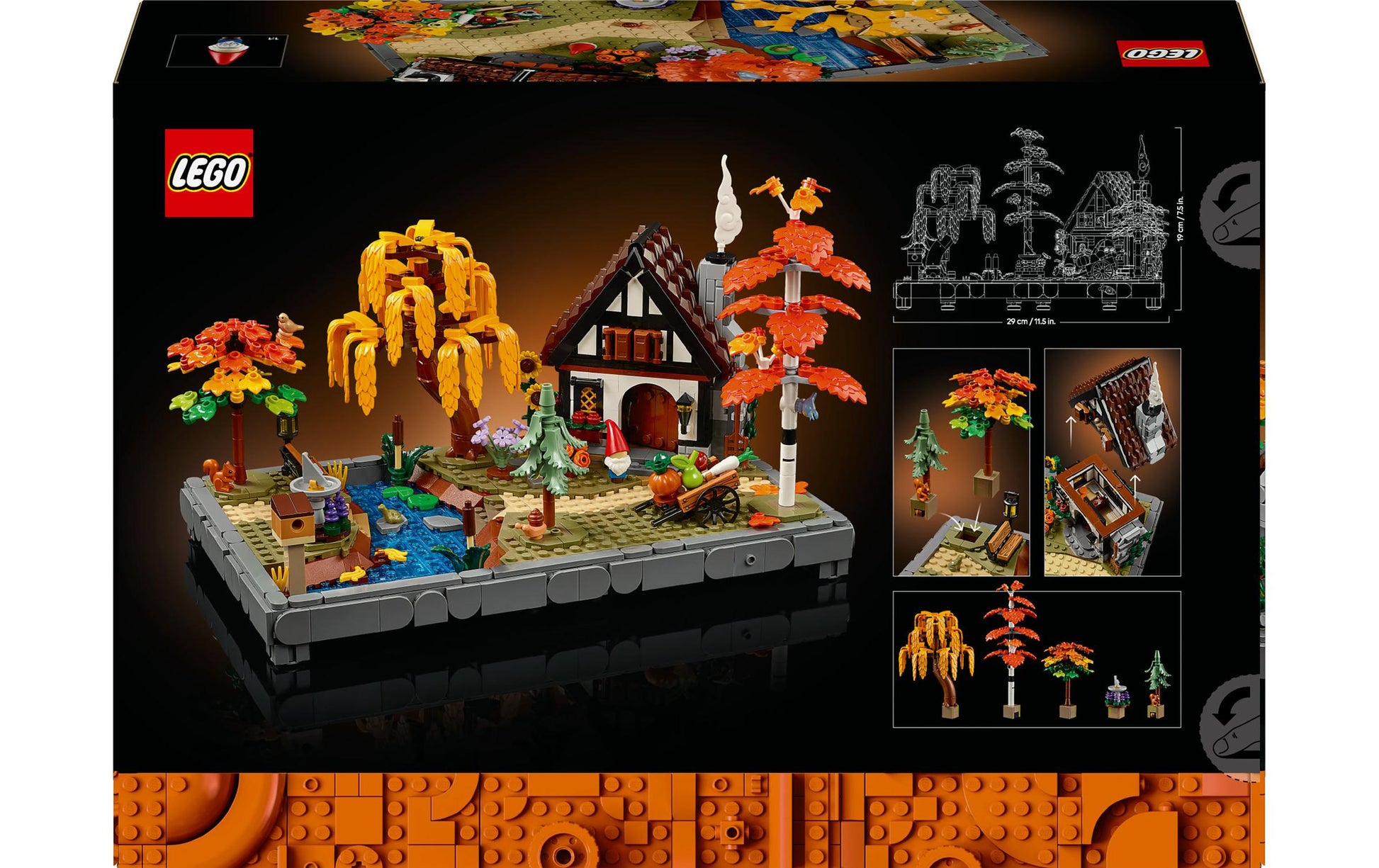 LEGO Icons 11372 Bausatz – 1102 Teile – 26,2×9,4×38,2 cm – ab 18 Jahren