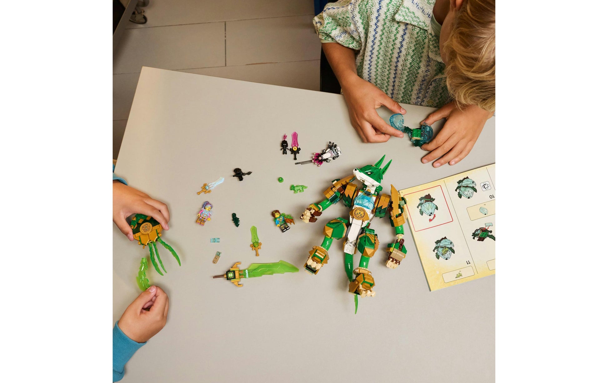 LEGO Fuchs-Wächtermech 3D-Puzzle – DREAMZzz – 883-teilig – 35,4 × 7,1 × 37,8 cm – ab 9 J.