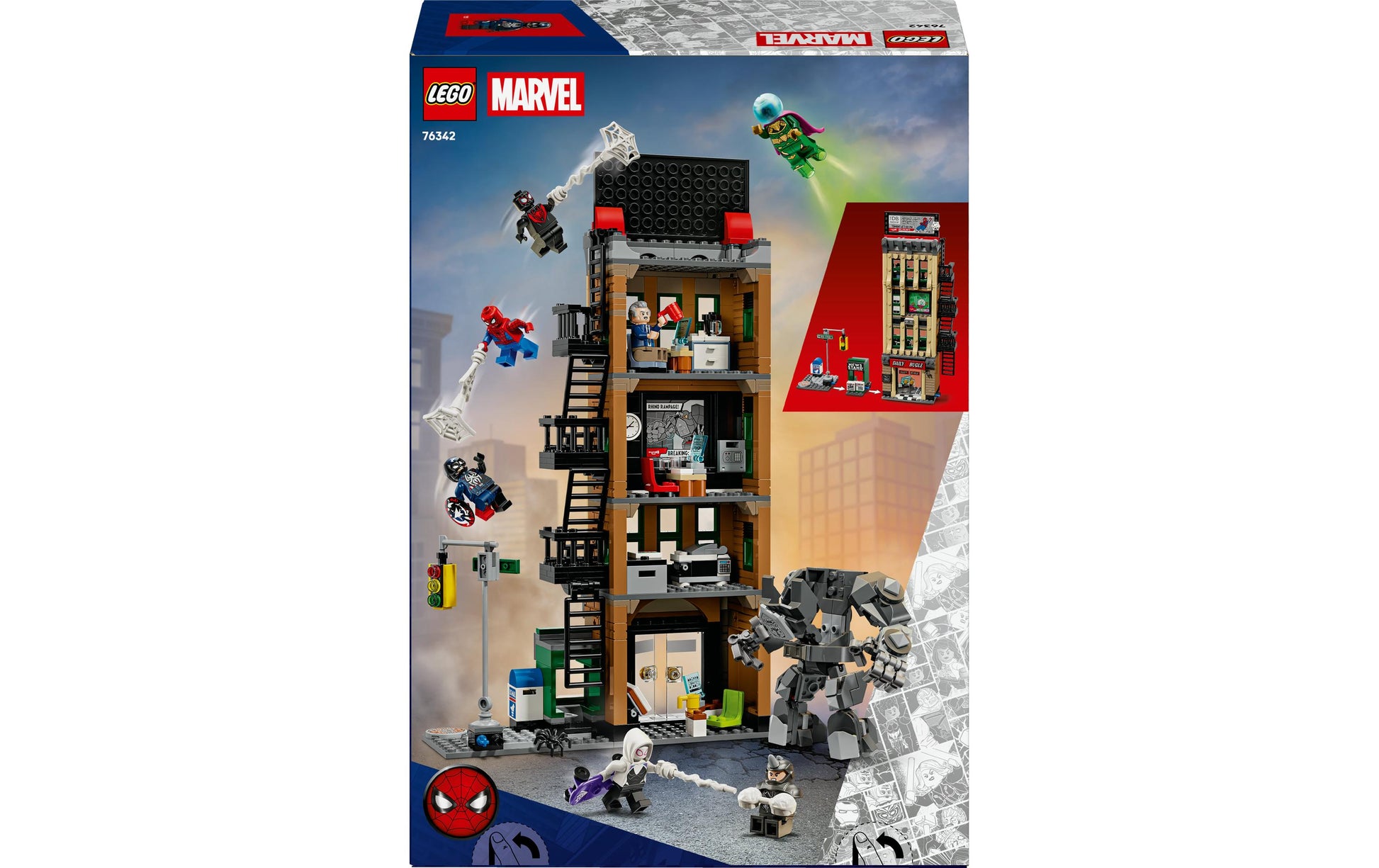 LEGO Super Heroes 76342 Fahrzeug – Marvel – 781-teilig – 38,2 × 9,4 × 26,2 cm – ab 10 Jahren