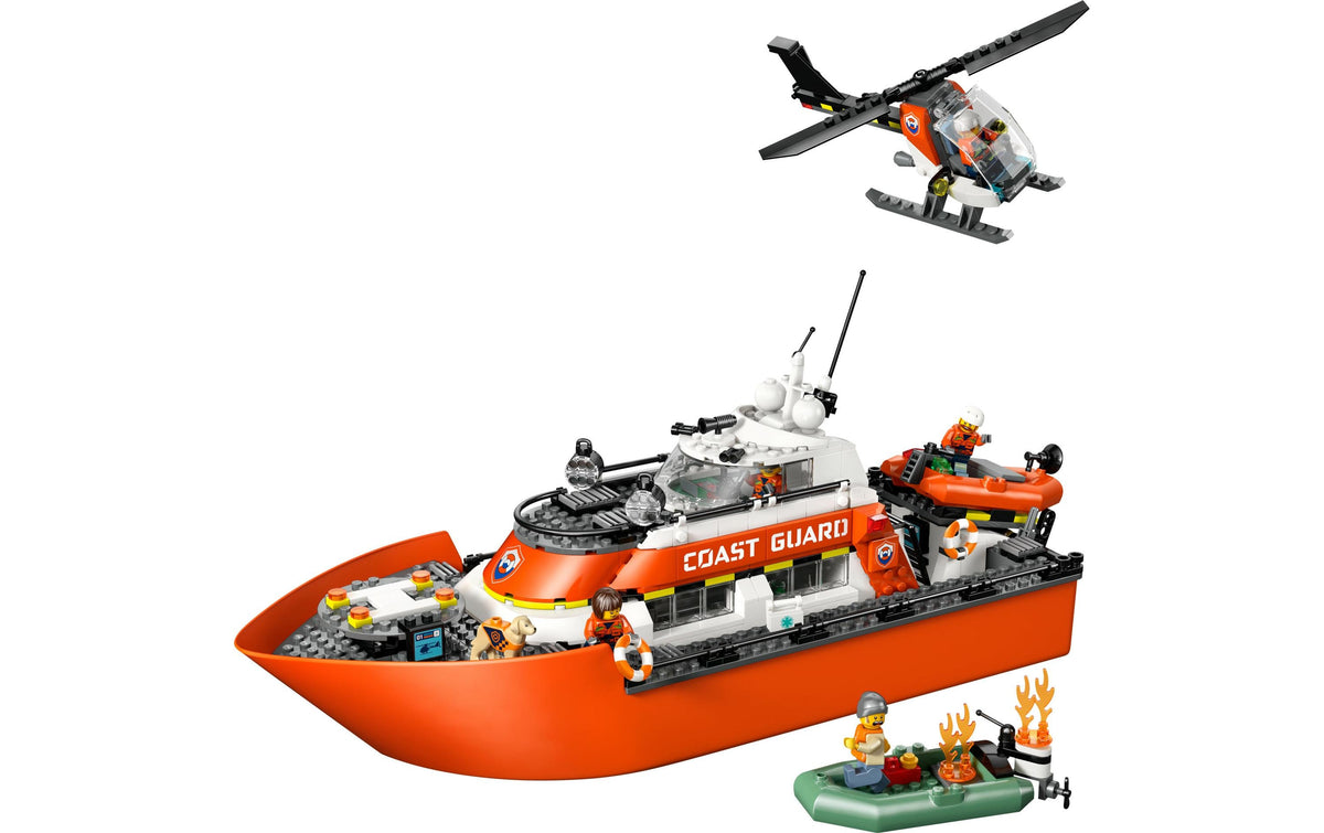 LEGO Bauset City Küstenwache Rettungsboot – 742-teilig – 28,2×9,1×54 cm – ab 7 Jahren