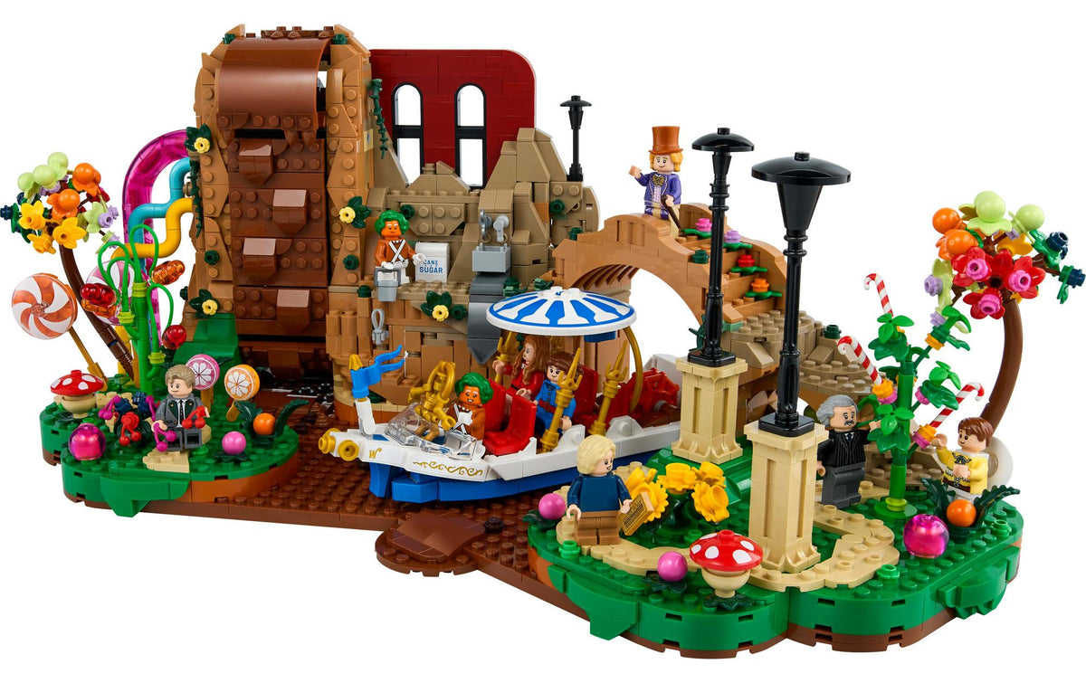 LEGO Ideas 21360 Willy Wonka Bauset – 2'025-teilig – 37,8 × 11,2 × 48 cm – ab 18 Jahren