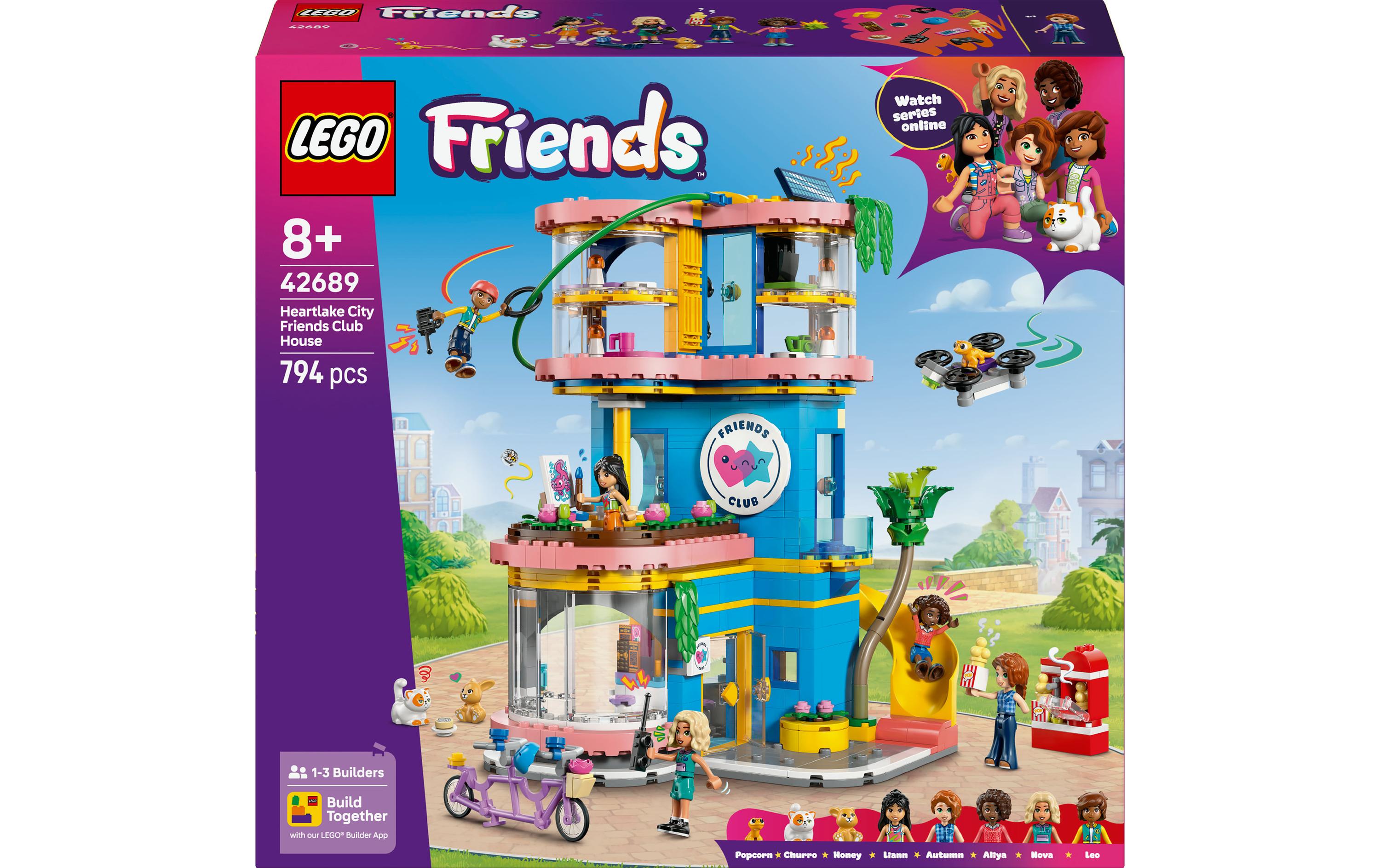 LEGO Friends Heartlake City Clubhaus – 794-teilig – 35,4 × 9,4 × 37,8 cm – ab 8 J.