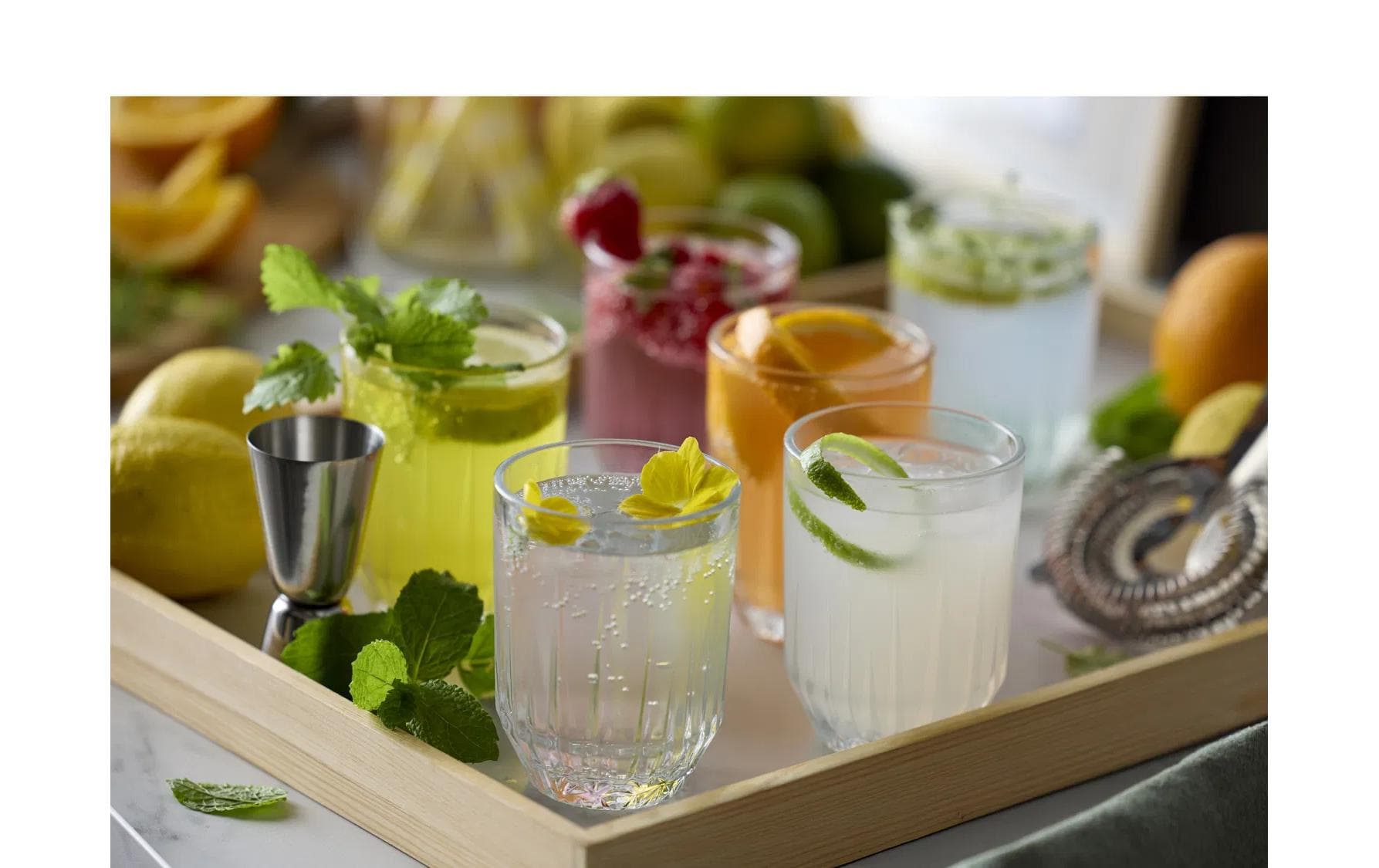 Lyngby Trinkglas – 6er Set, 250 ml, H 9,0 cm, Kalk-Natron-Glas, Transparent, spülmaschinenfest