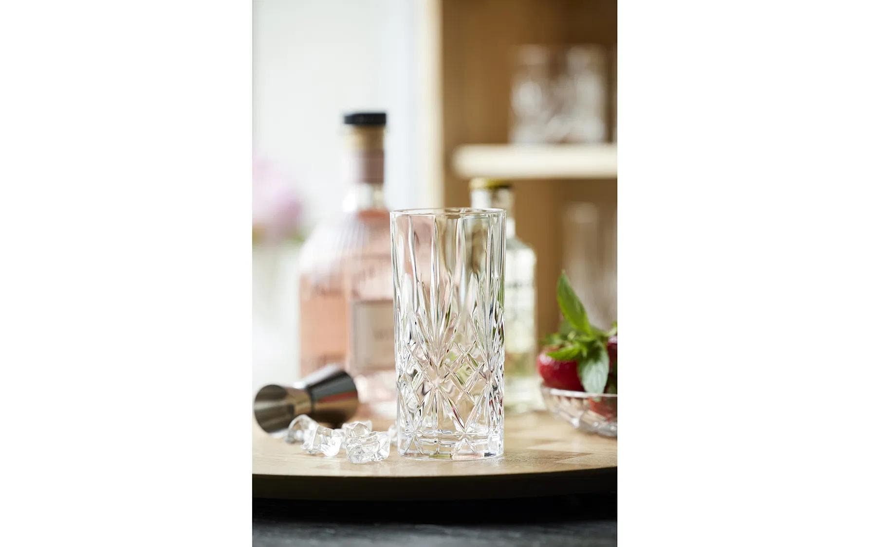 Lyngby Trinkglas – 6er Set, 360 ml, Ø 7 cm, H 15 cm, Kristallglas, Transparent, spülmaschinenfest