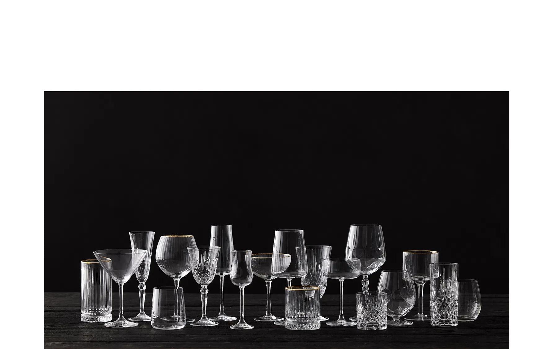 Lyngby Trinkglas – 6er Set, 360 ml, Ø 7 cm, H 15 cm, Kristallglas, Transparent, spülmaschinenfest