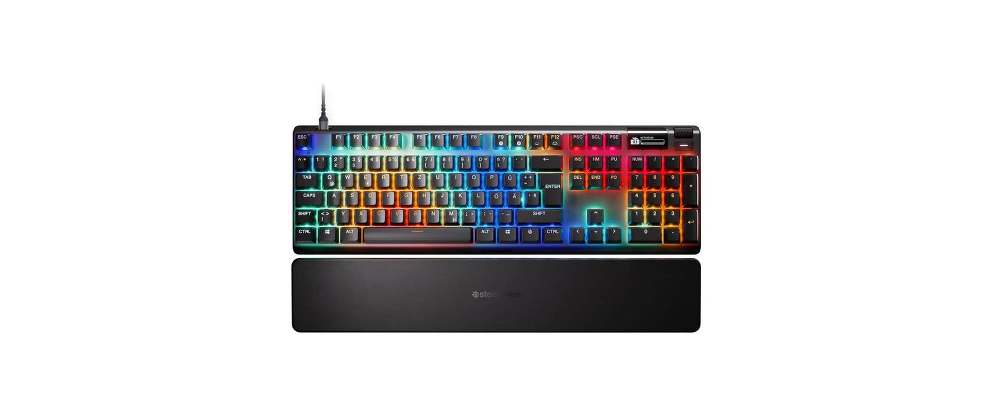 SteelSeries Apex Pro Gen 3 – Gaming-Tastatur – Mechanisch (OmniPoint 3.0) – USB-C/USB-A – QWERTZ (DE) – RGB