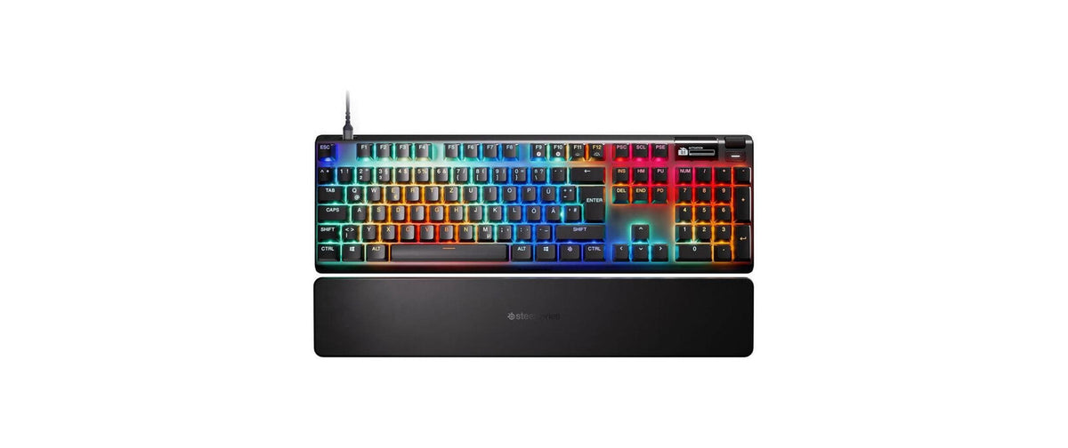 SteelSeries Apex Pro Gen 3 – Gaming-Tastatur – Mechanisch (OmniPoint 3.0) – USB-C/USB-A – QWERTZ (DE) – RGB