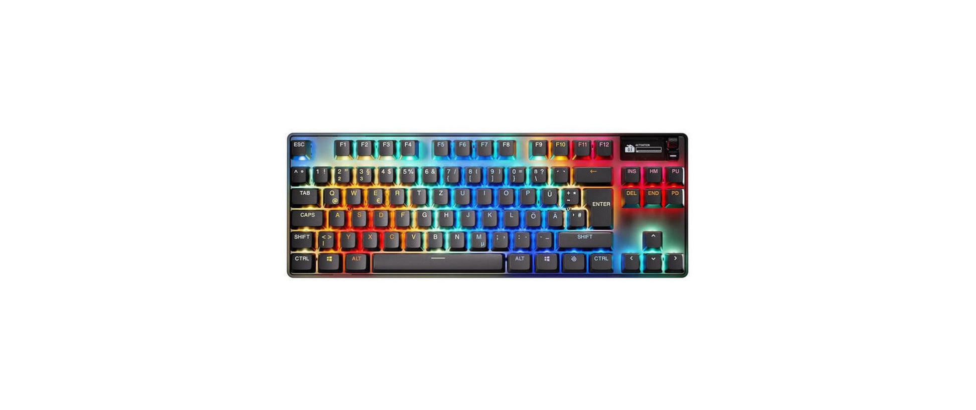 SteelSeries Apex Pro TKL Gen 3 – Tastatur TKL – mechanisch, RGB – 2,4 GHz (USB-A Empfänger) – QWERTZ (DE)