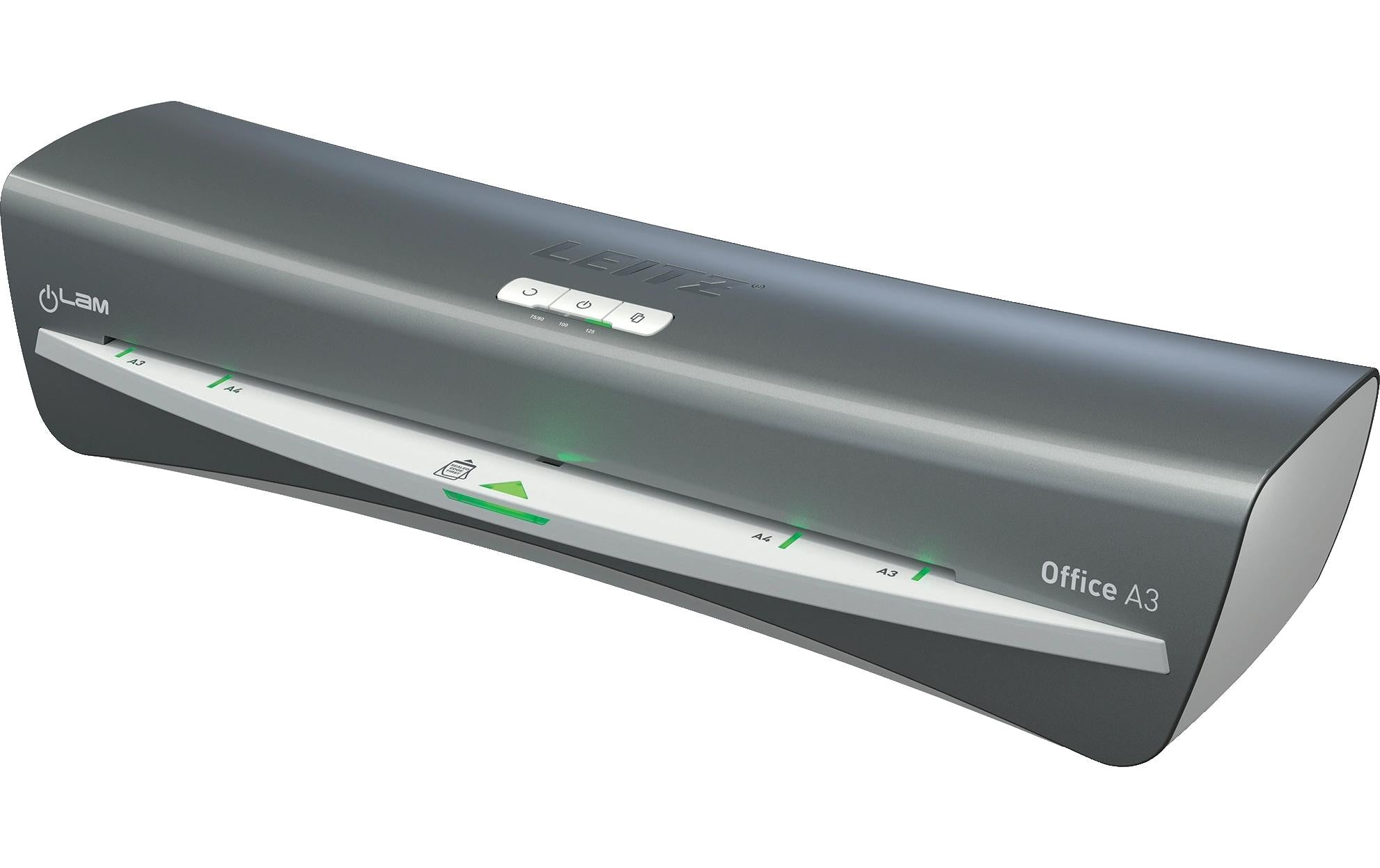 Leitz bürogeräte Leitz Office Laminiergerät A4 – Kalt-/Heisslaminator, bis 125 µm, 1 Rolle