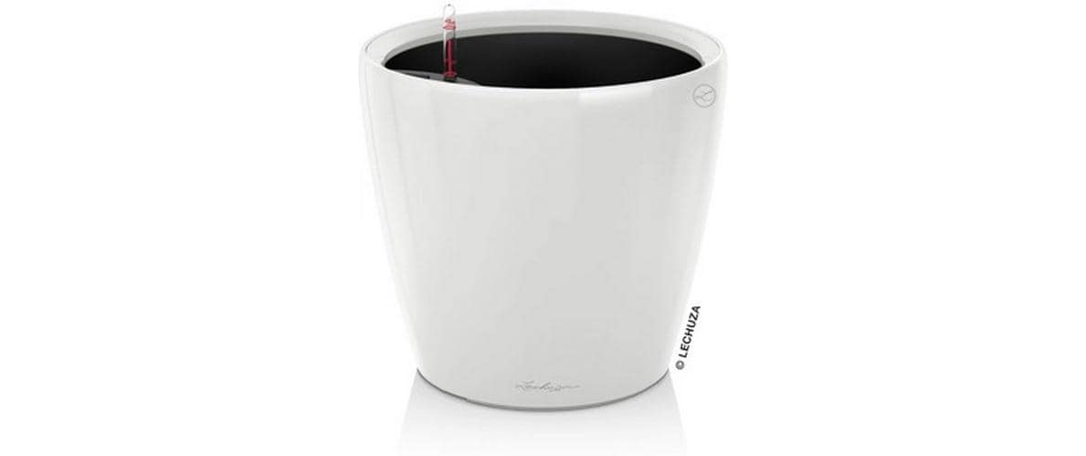 LECHUZA CLASSICO Premium LS 35 Pflanzgefäss – 13 l – Kunststoff, weiss