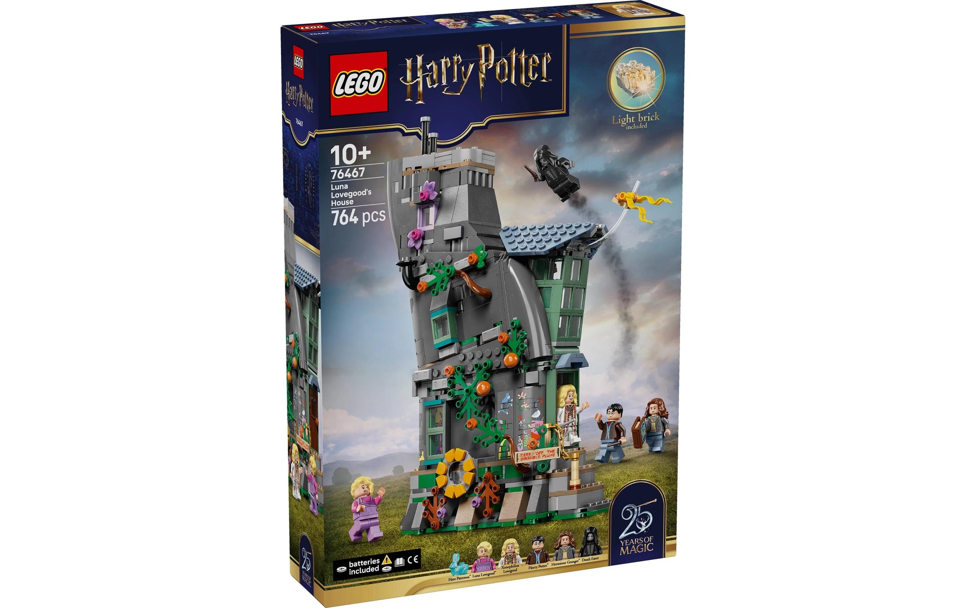 LEGO Luna Lovegoods Haus Set – Harry Potter – 764-teilig – 38,2 × 7,1 × 26,2 cm – ab 10 Jahren