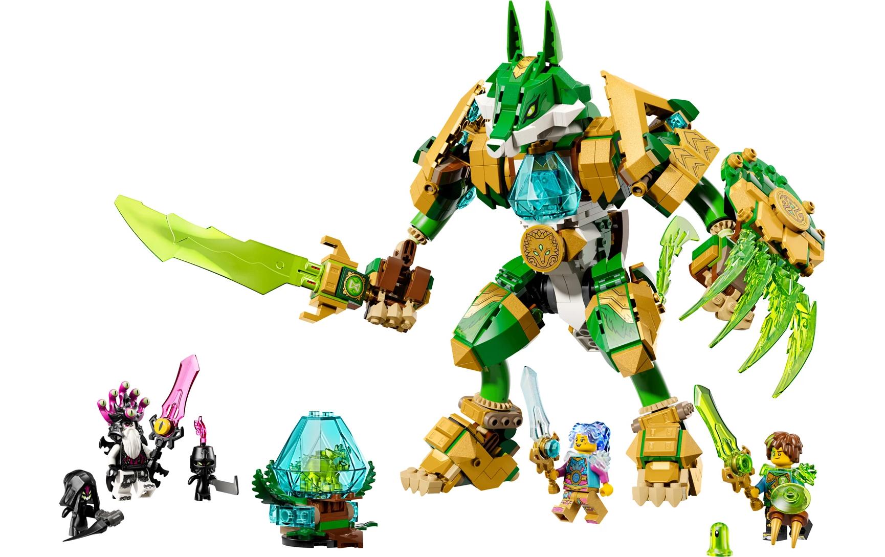 LEGO Fuchs-Wächtermech 3D-Puzzle – DREAMZzz – 883-teilig – 35,4 × 7,1 × 37,8 cm – ab 9 J.