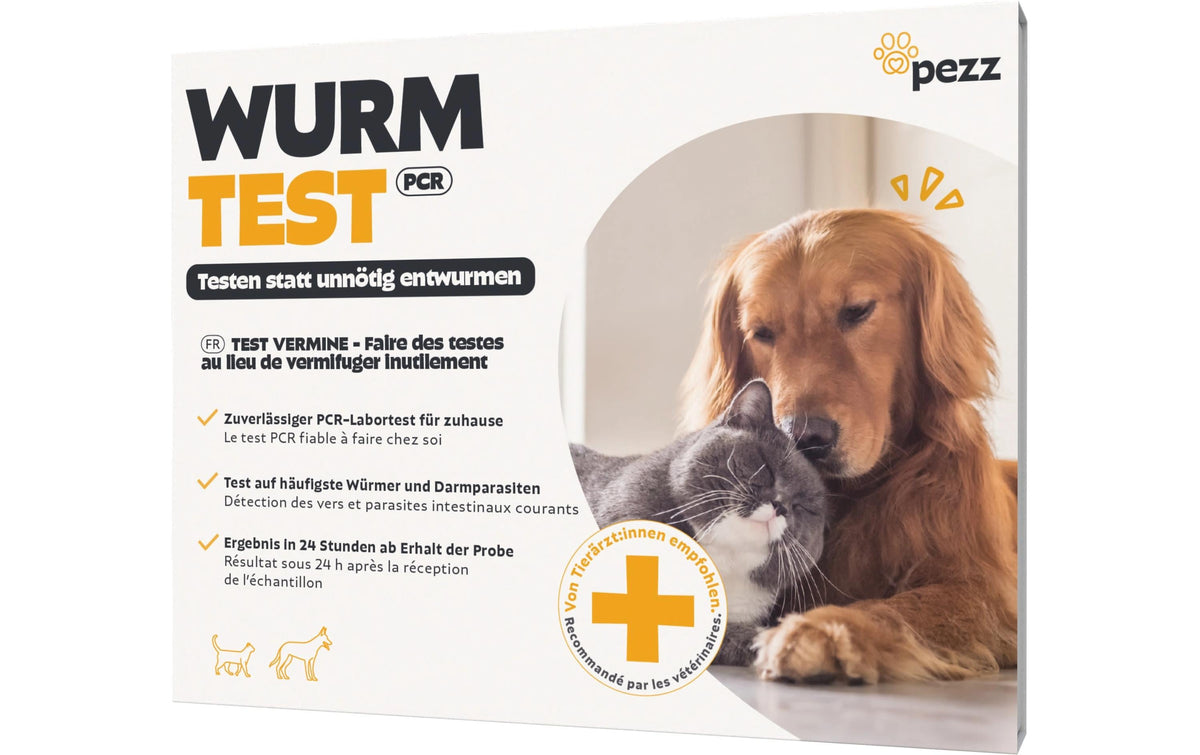 Pezz PCR-Wurmtest – für Hunde und Katzen