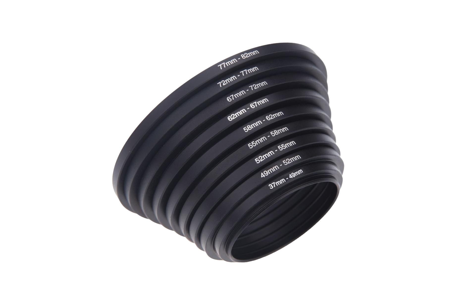 Puluz Step-Up-Ring-Set 37–82 mm – Adapter-Set für Filtergewinde