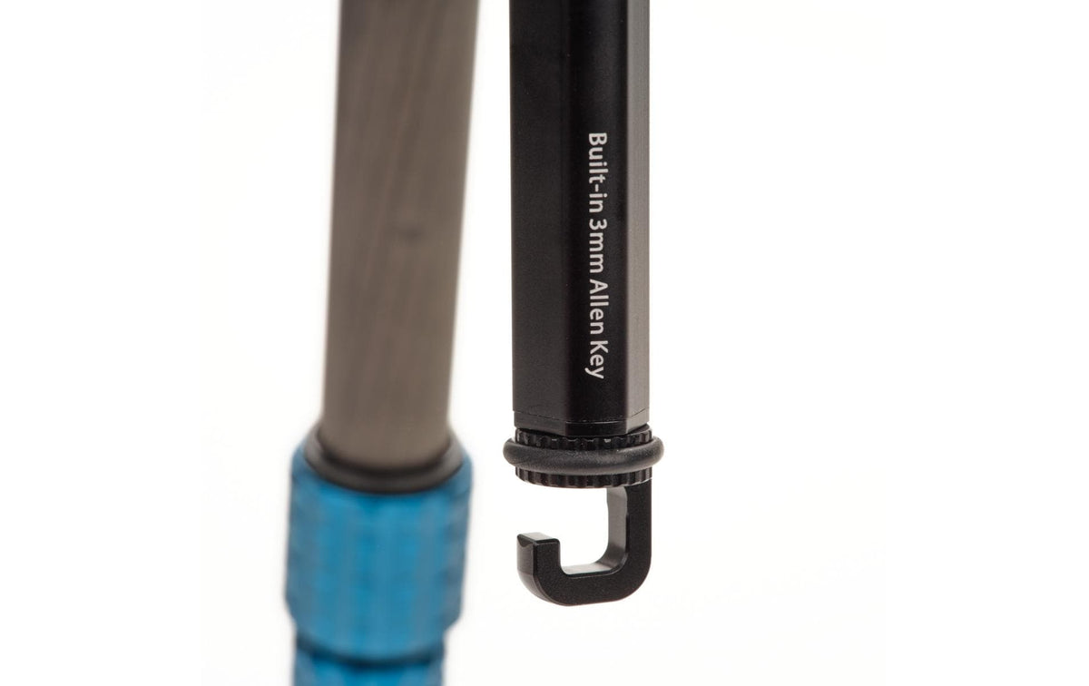 Benro SuperSlim Carbon Stativ-Kit – Dreibeinstativ – bis 156 cm – 4 kg Traglast – 1/4" Gewinde – Kugelkopf