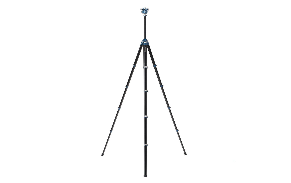 Benro Cyanbird Dreibeinstativ – Carbon, 159,4 cm, 20 kg Traglast, Kugelkopf – Schwarz