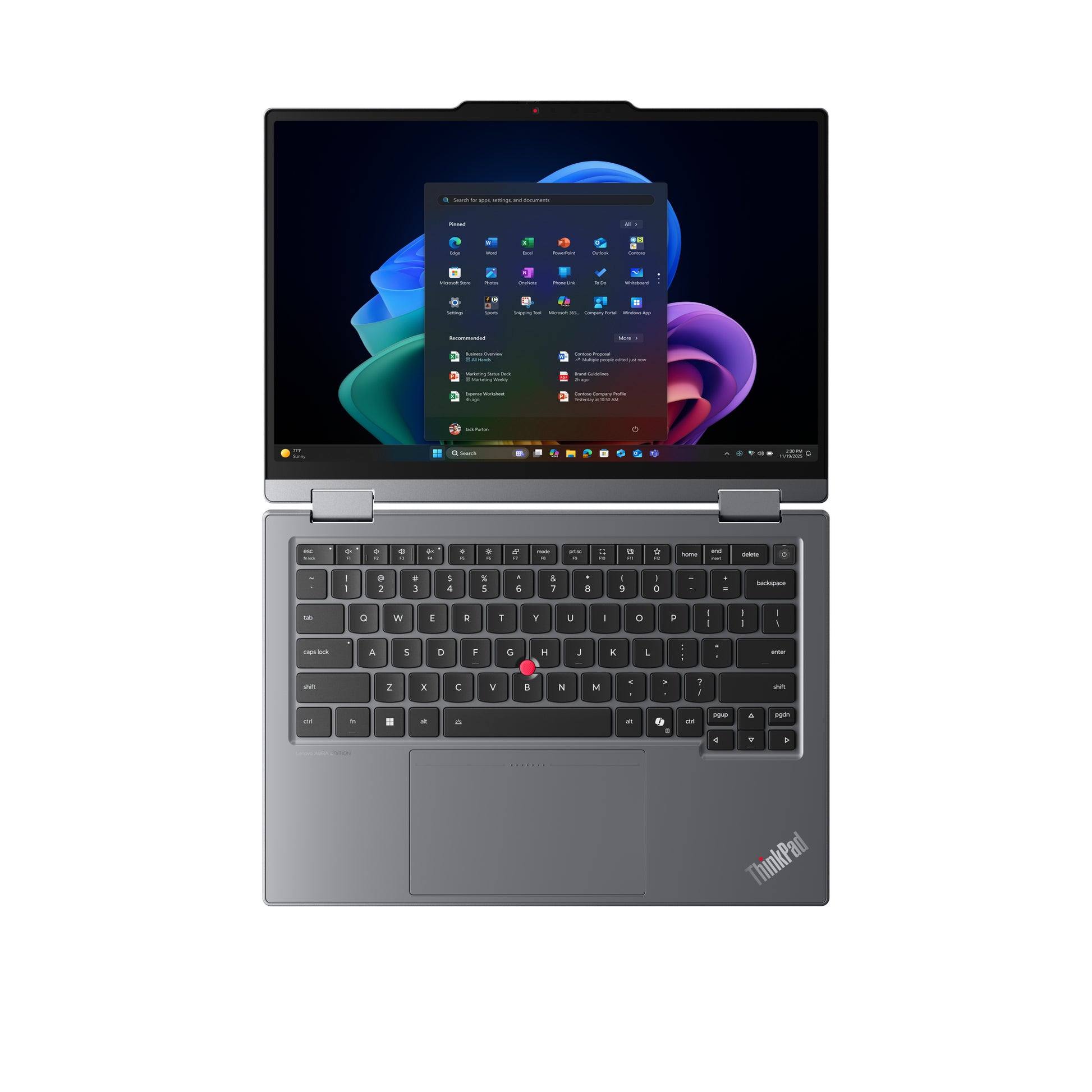 Lenovo ThinkPad X1 2-in-1 Gen 11 – 14" WUXGA Touch, Core Ultra 7 355, 32 GB, 1 TB SSD, Win 11 Pro, QWERTZ (CH)