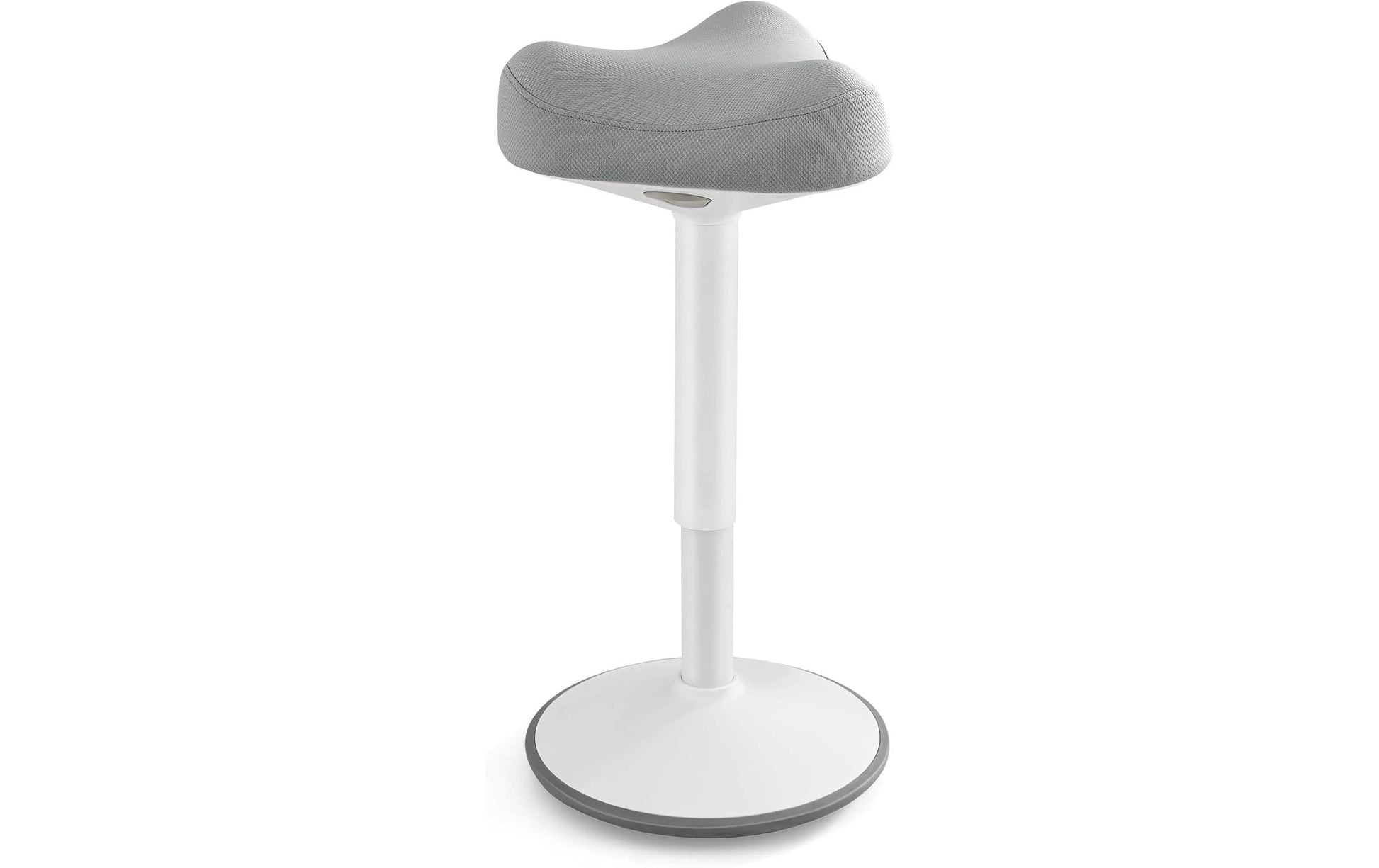 Songmics Stehhocker – Kunststoff/Stahl – Grau/Weiss, 83 cm, bis 120 kg