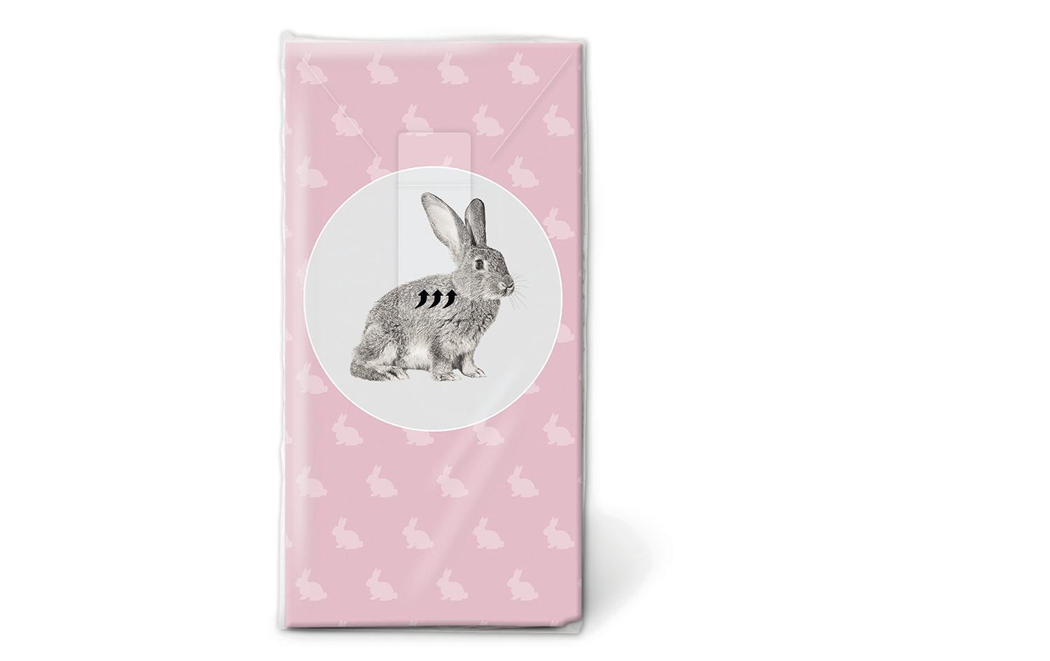 Paper + Design Rabbit Taschentücher – 4-lagig, 215 × 220 mm – 10 Taschentücher – FSC