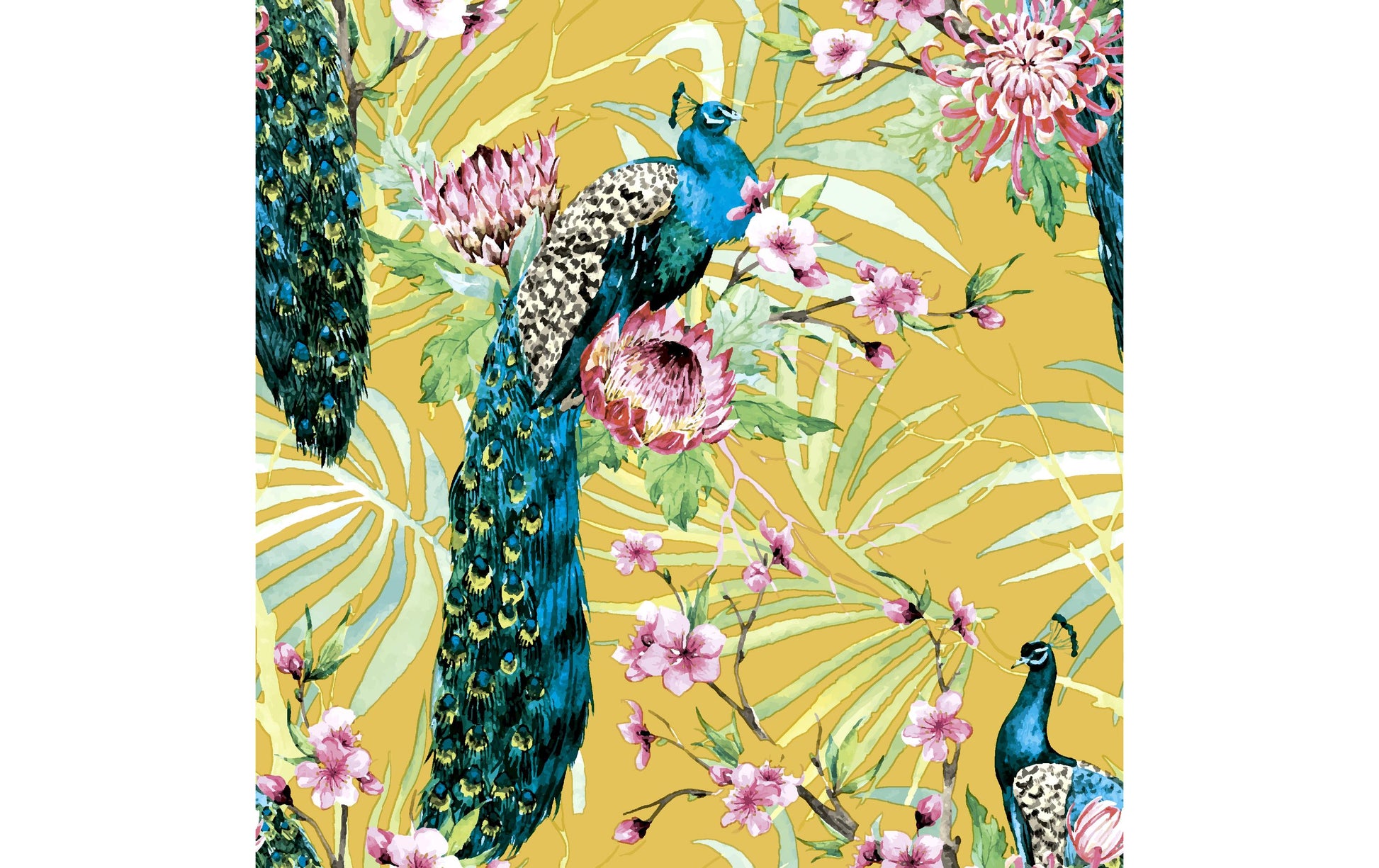 Paper + Design Servietten TropicPeacock mehrfarbig – 24 × 24 cm, 3-lagig