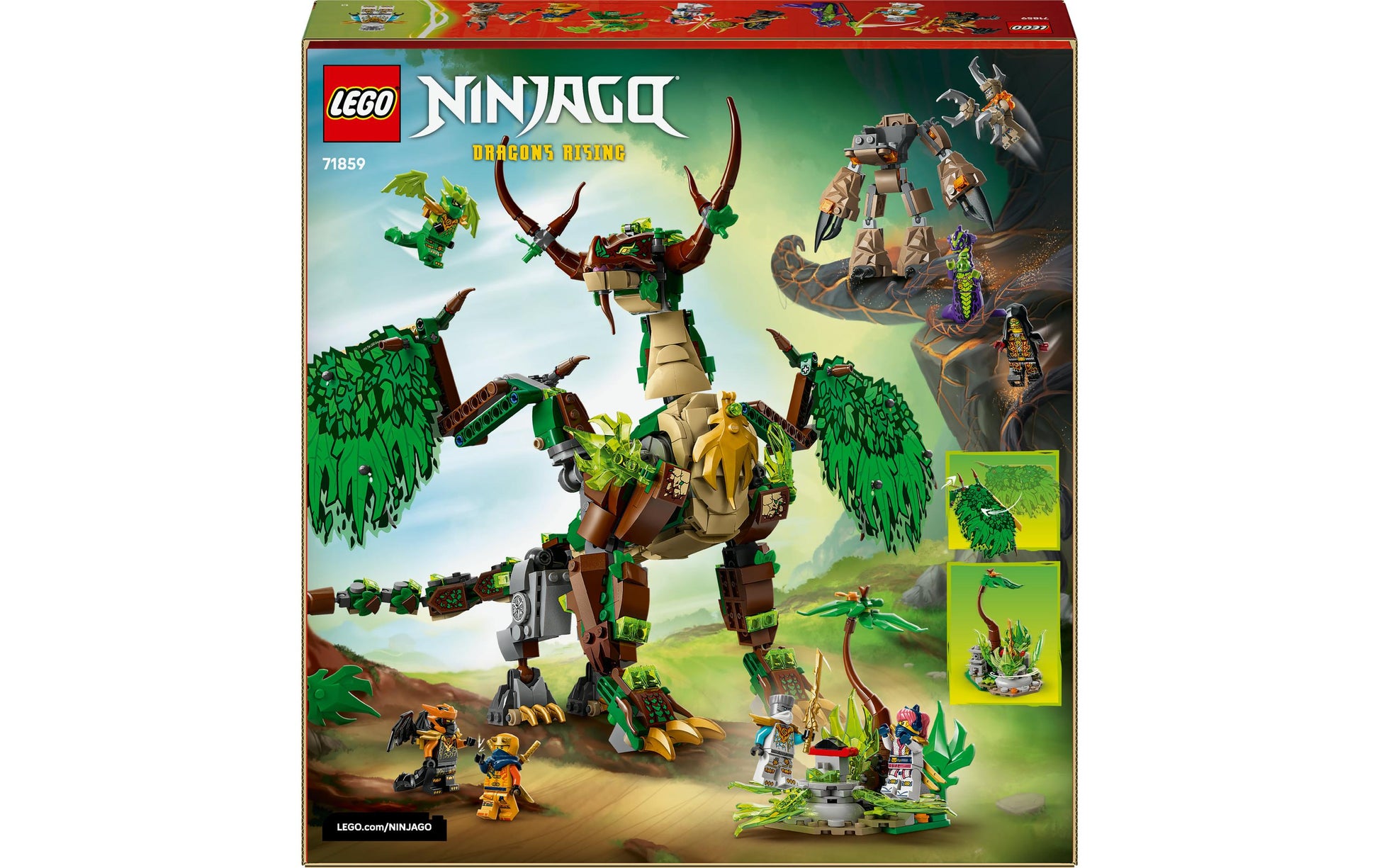 LEGO NINJAGO Der Drache des Lebens – 1050-teilig – 37,8×7,1×35,4 cm – ab 9 Jahren