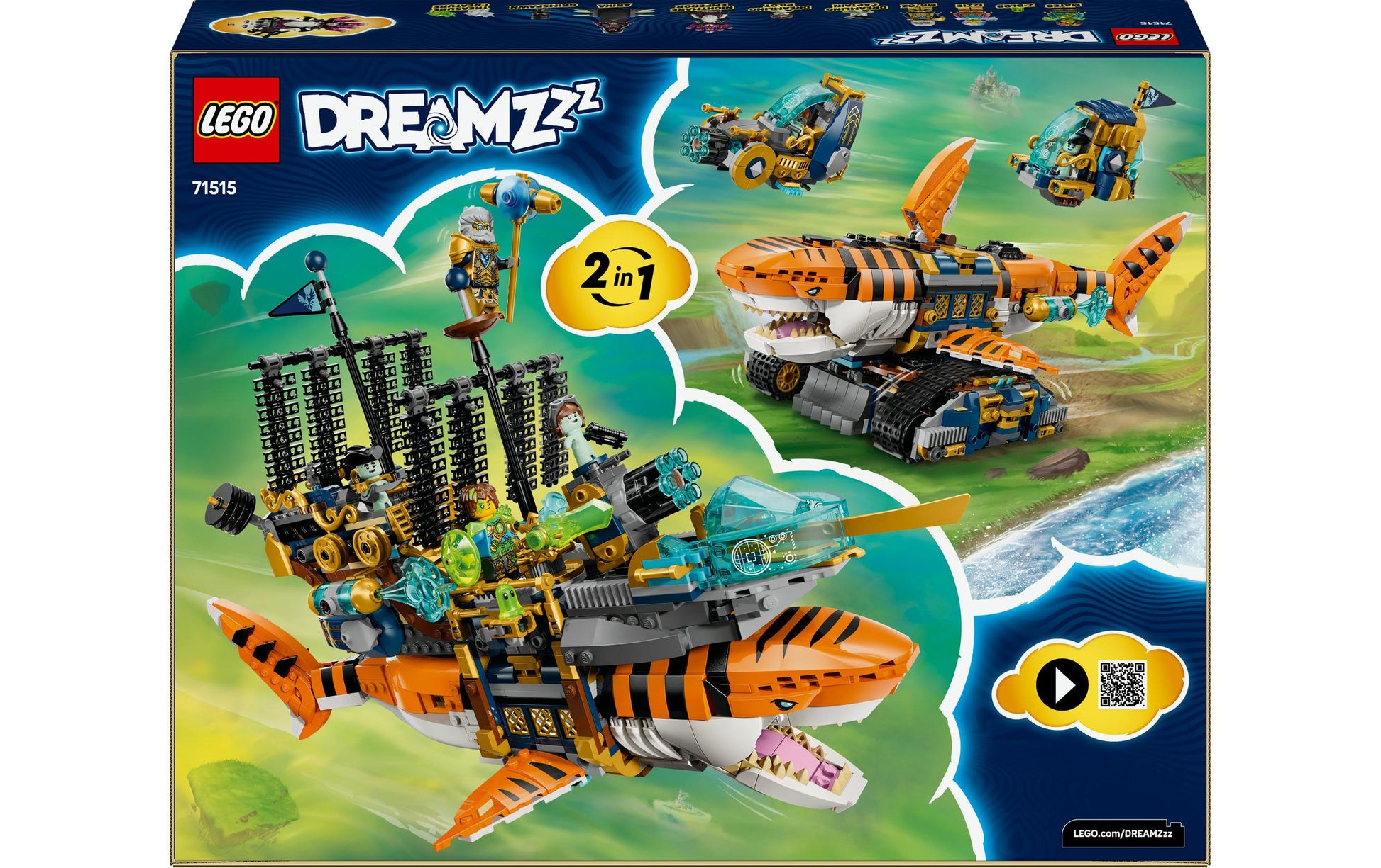 LEGO Bausatz DREAMZzz – 1548-teilig – 37,8 × 9,4 × 48 cm – ab 9 J.