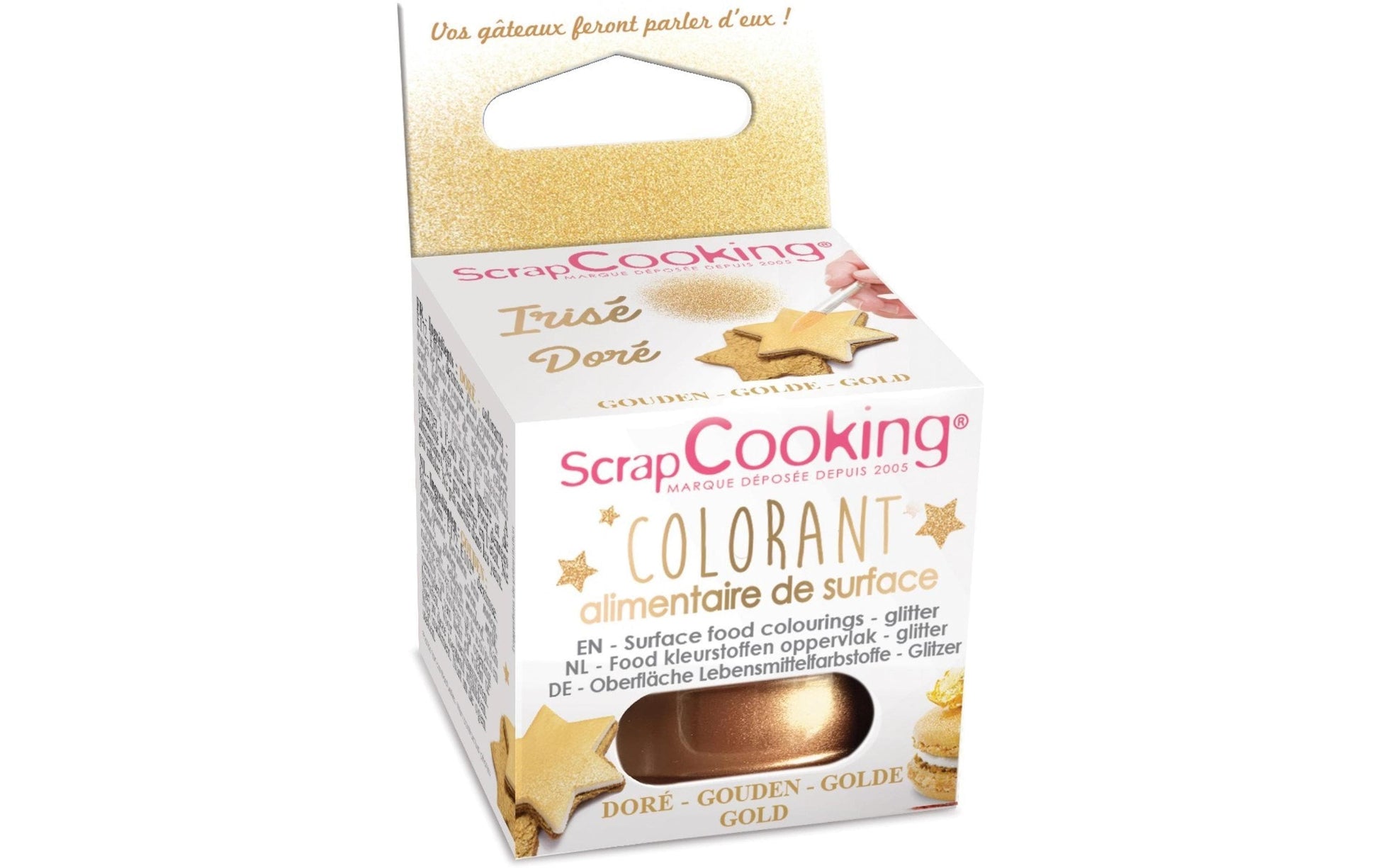 Scrapcooking Backaroma & -dekor Gold Glitzer Puder – 5 g